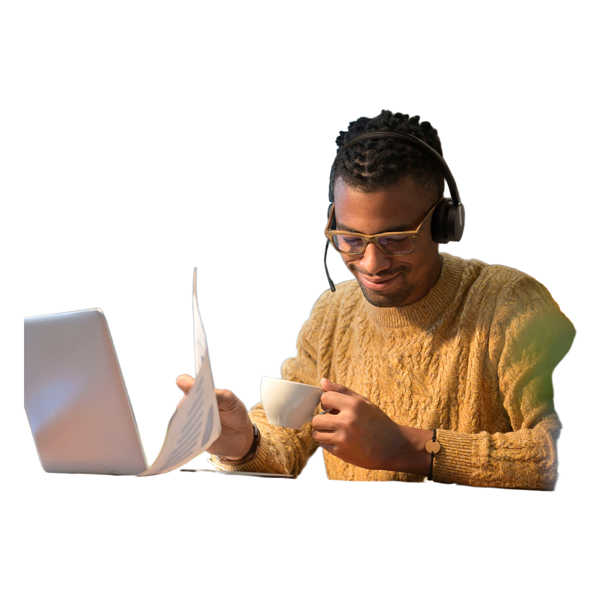 Diadema Inalámbrica / Dual / Bluetooth 5.3 / 50 m (164 ft) / Cancelación de Ruido IA / Certificada Microsoft Teams / Base de Carga