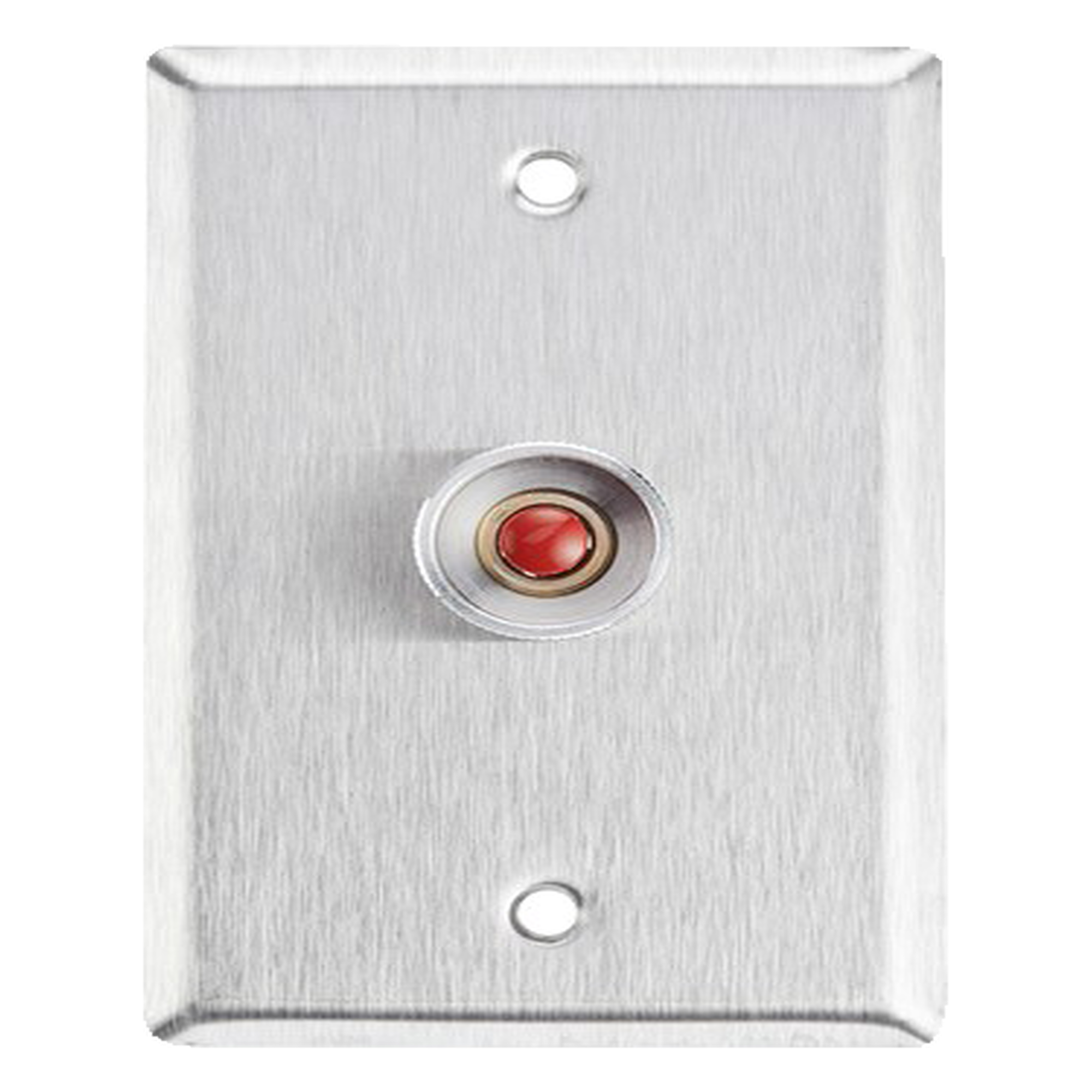 Botón de Pánico / Placa Acero Inoxidable / Contacto N.O. / 0.75A @ 125VCA / Diseño Compacto — ALARM CONTROLS-ASSA ABLOY · SKU RP26