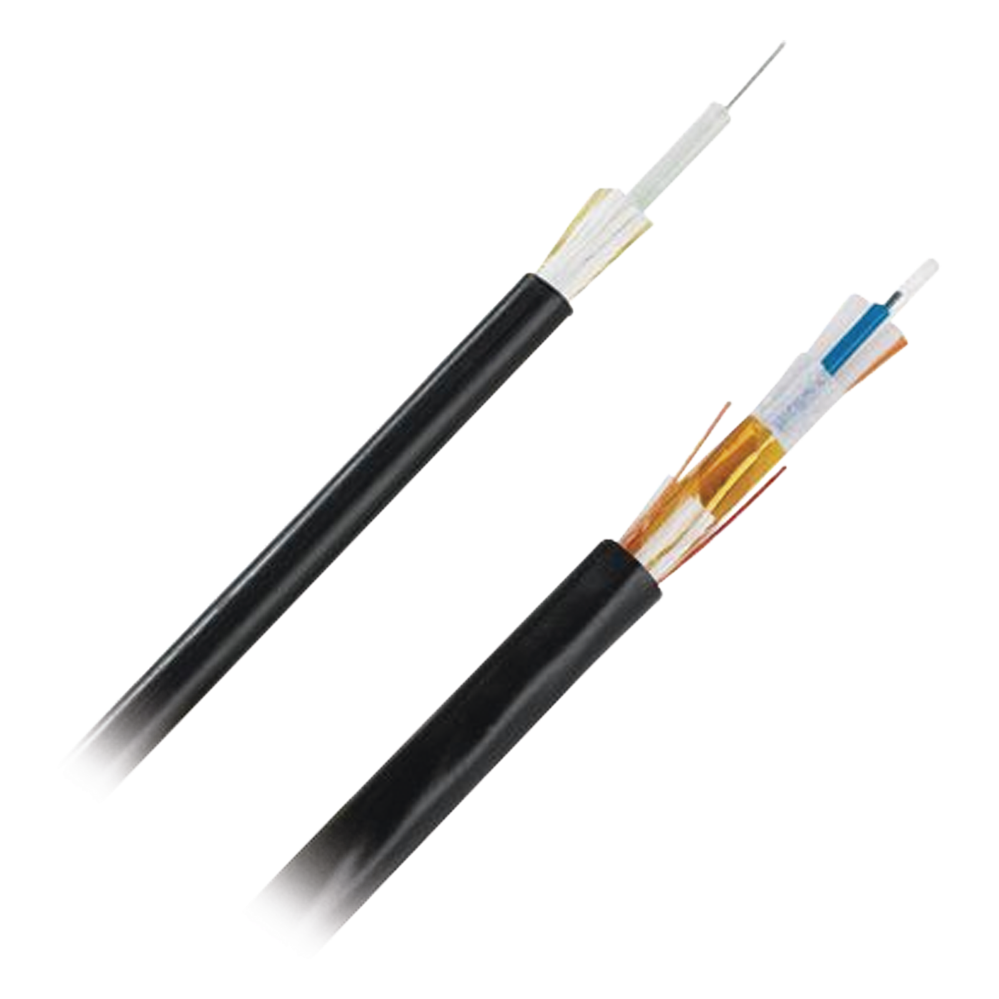 Cable de Fibra Óptica / 6 Hilos / Multimodo OM4 50/125 / Interior-Exterior / Loose Tube 250μm / OFNR Riser / 2 pies (0.6 m) Marcas — PANDUIT · SKU FOCRZ06Y