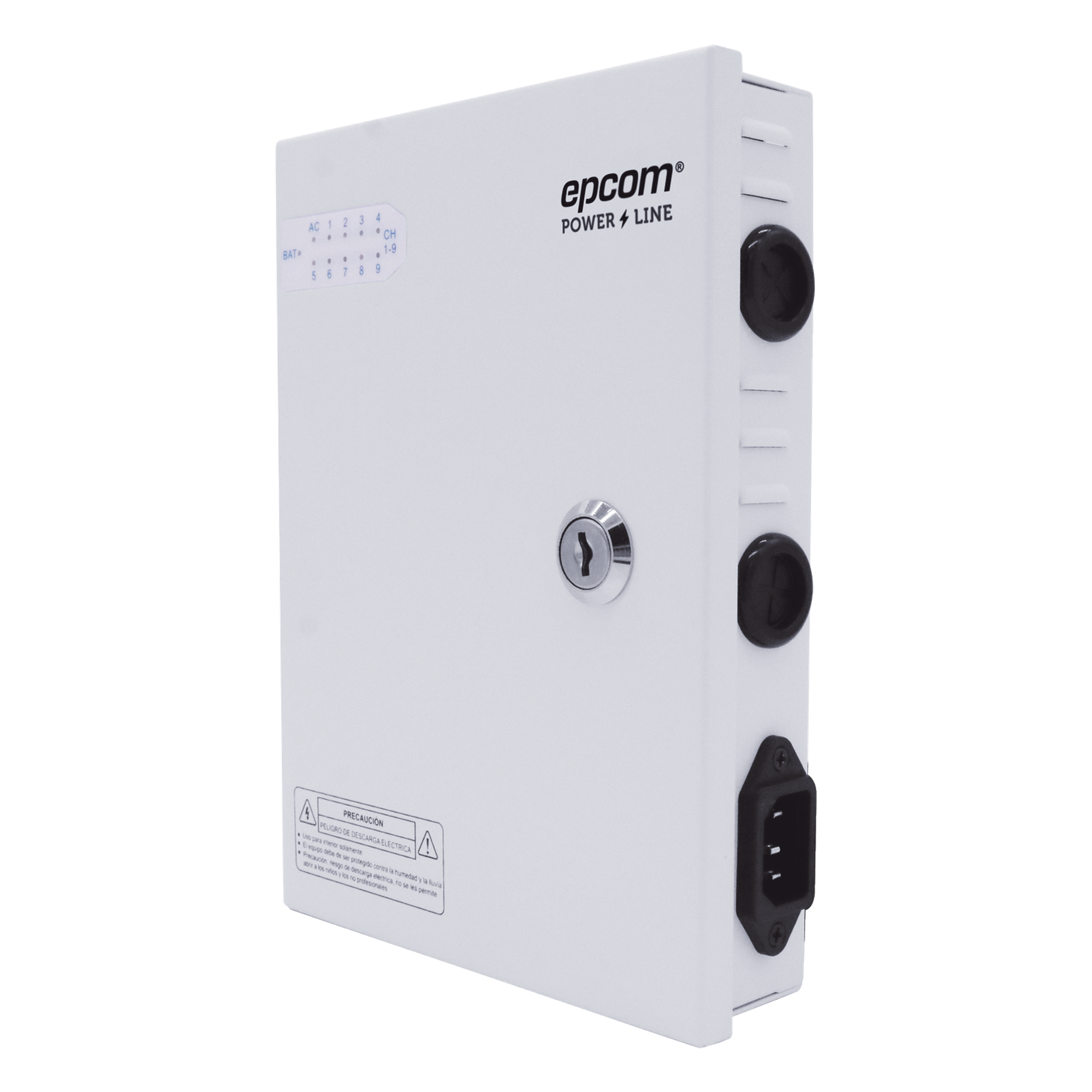 Fuente de Alimentación Profesional / 9 Canales / 16 A Total / 11-15 VCC Ajustable / 200 W / Filtro de Ruido por Canal