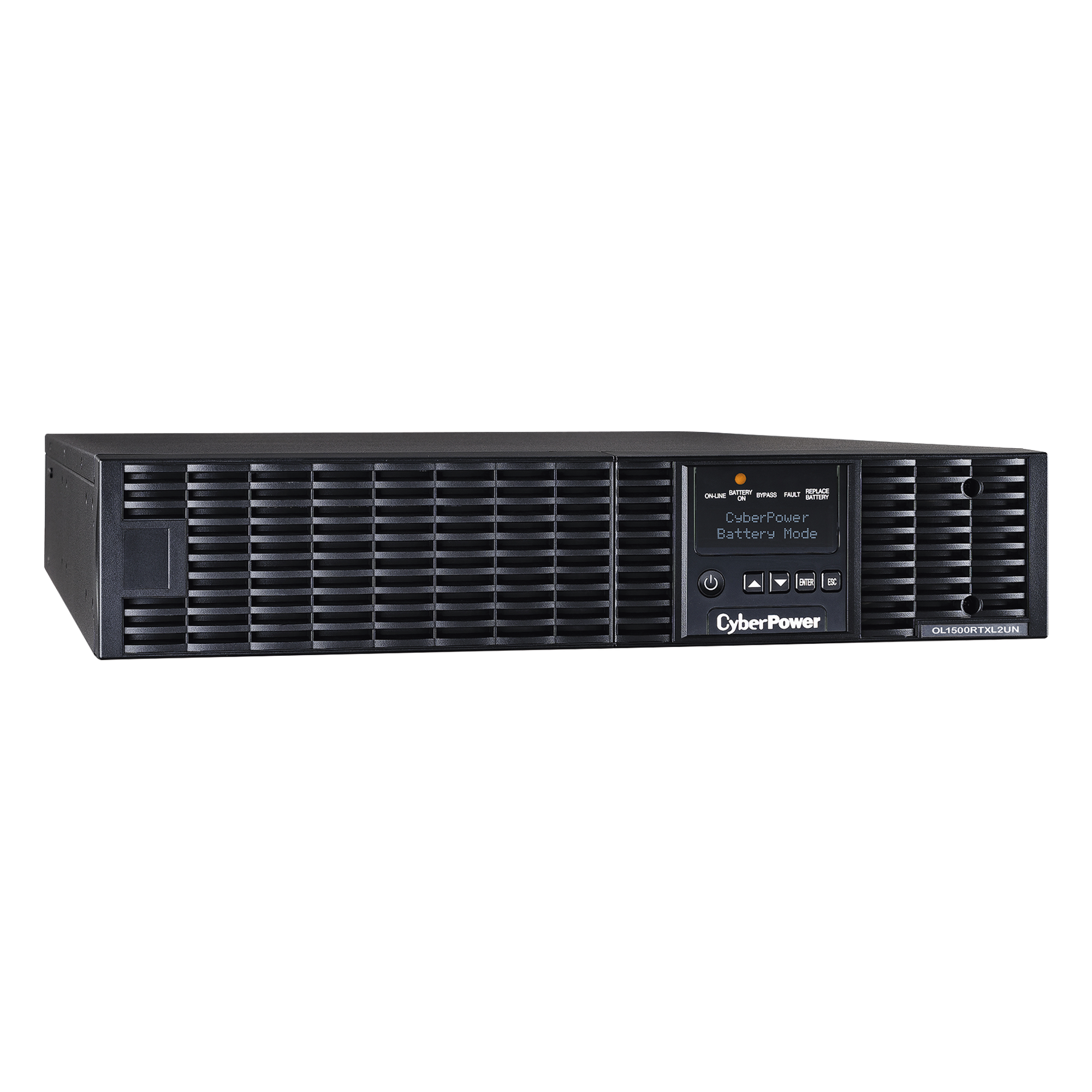 UPS de 1500 VA/1350 W, Online Doble Conversión, Entrada 120 Vca NEMA 5-15P, Onda Senoidal Pura, Rack o Torre de 2 UR, Con  8 Tomas NEMA 5-15R