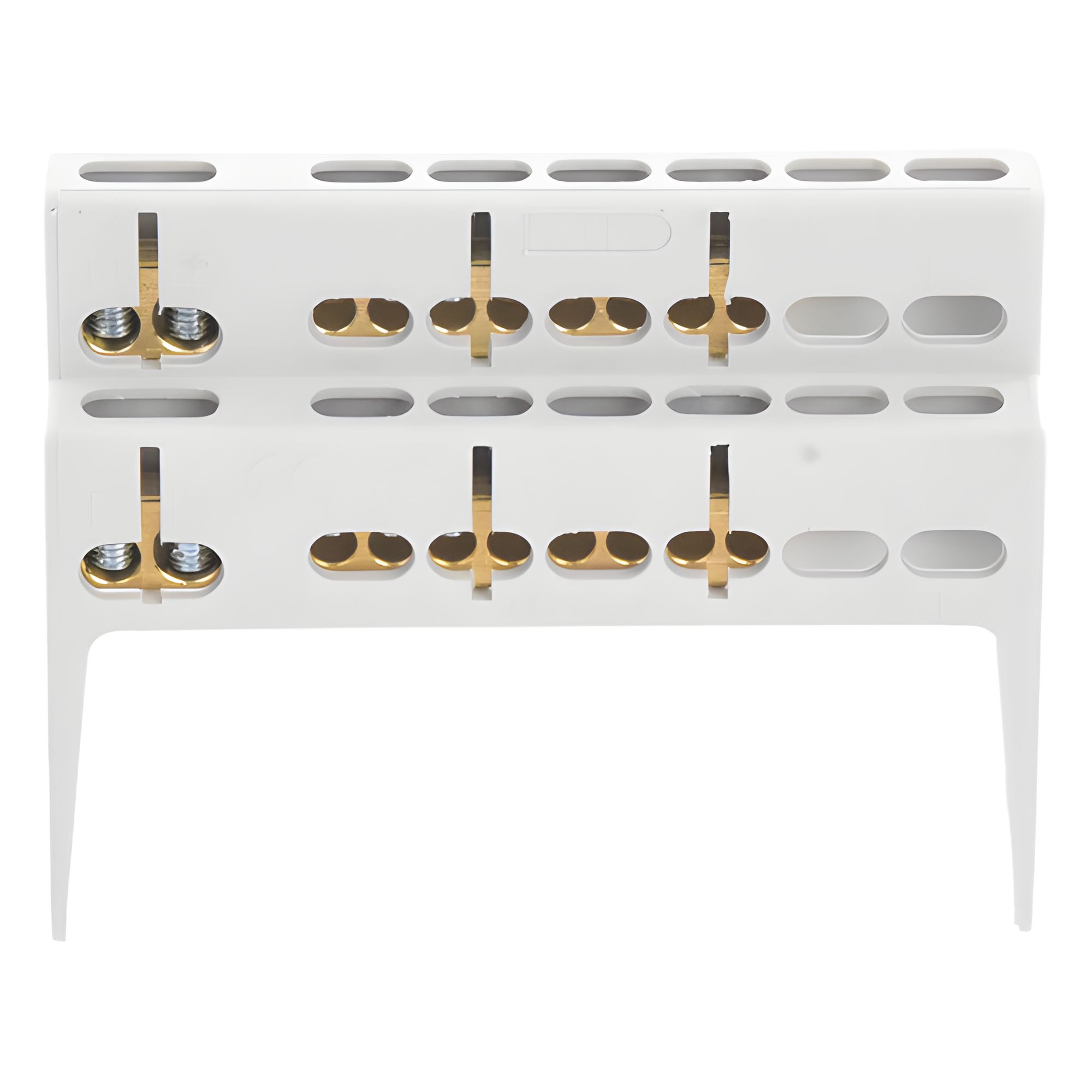 Soporte + Barra de Conexion (8 MOD) (8+2 ENTR.) IP40