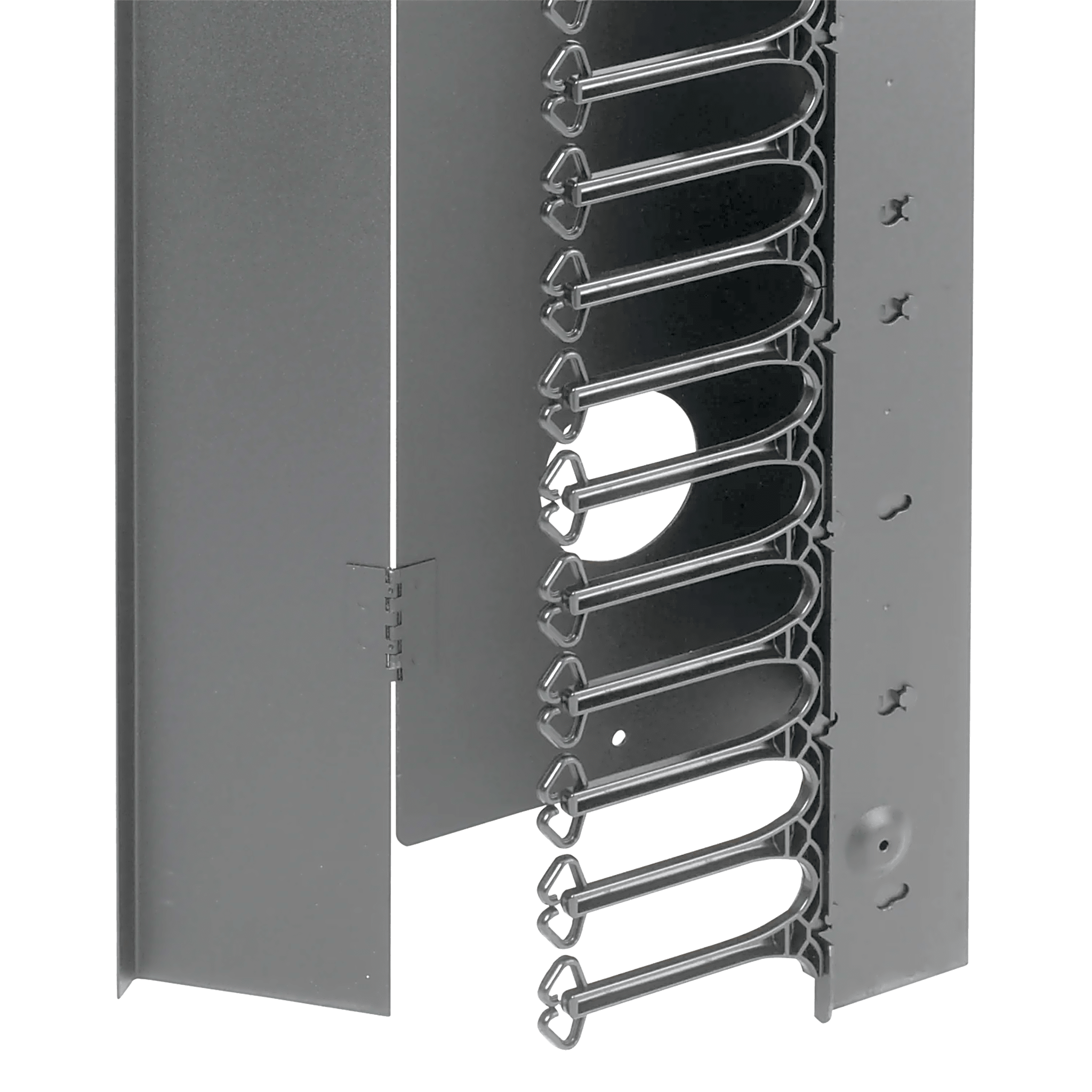 Gabinete Rack ProLine ConnecTek 42 UR 2000 x 800 x 1200 mm con Capacidad 1134 kg  Acero, Color Negro Con Organizadores Laterales Frontal y Traseros Incluidos 