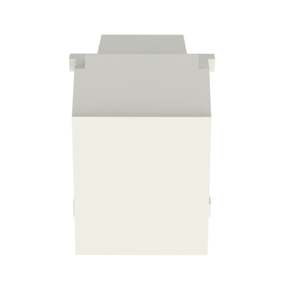 Módulo de Tapa Ciega (Inserto Ciego), Tipo Keystone, Color Blanco Mate, 1 Pieza