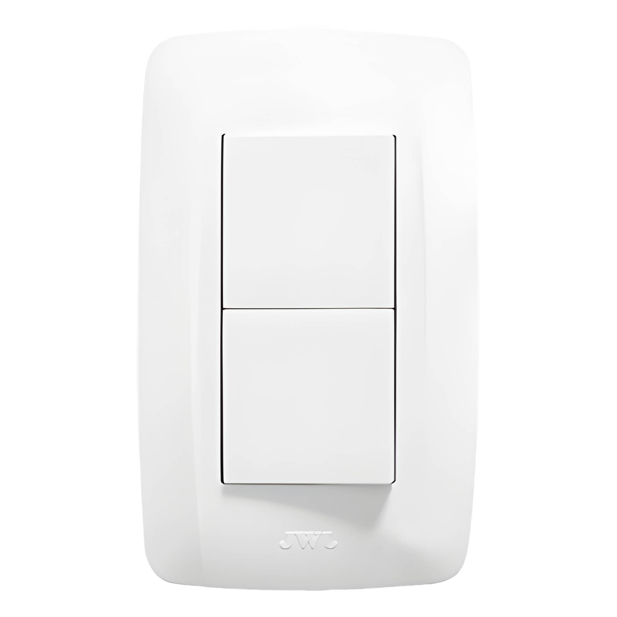Apagador Escalera Doble de 10 A/ 127 V CA ~ 60 Hz / 1 1/2 Módulos / Color Blanco.