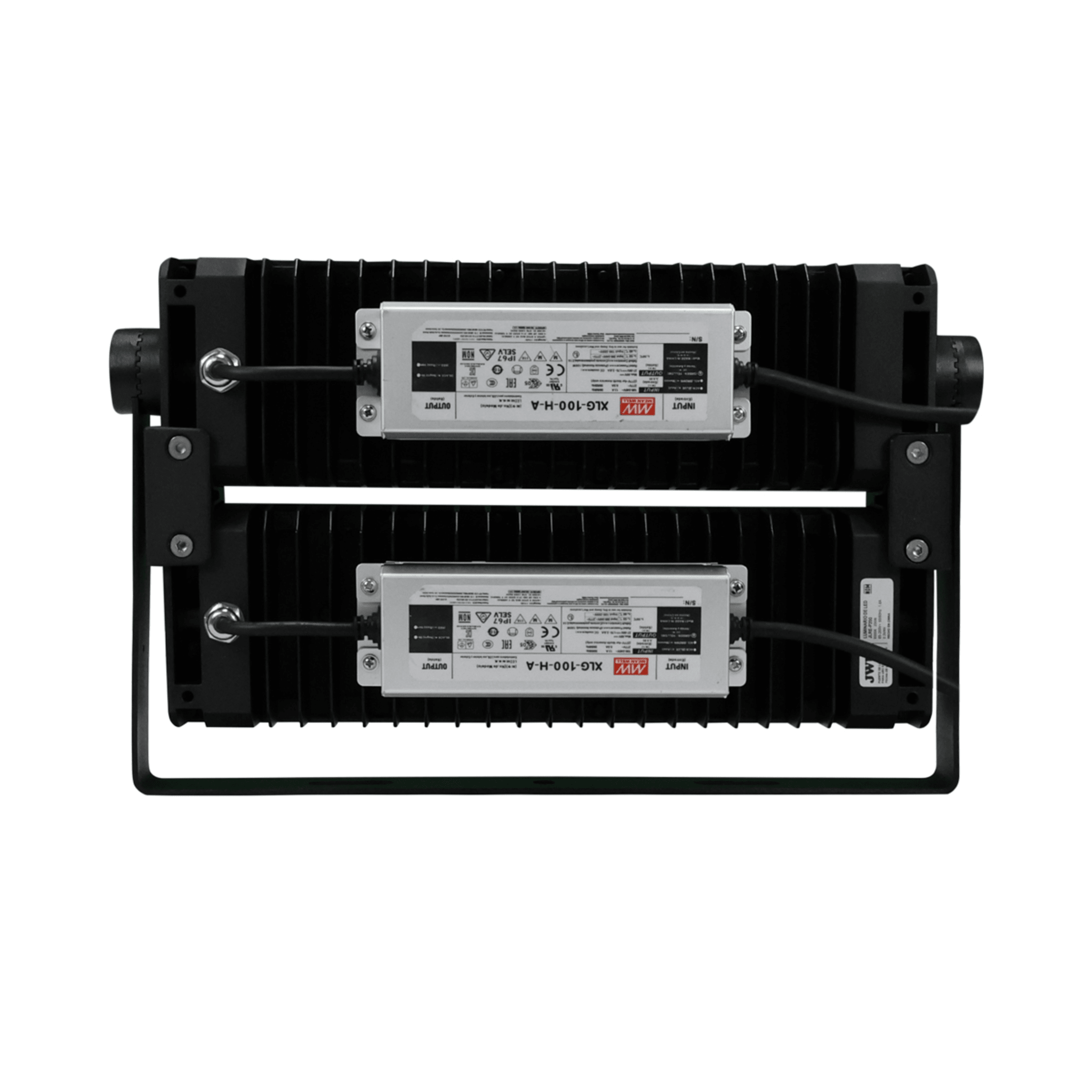 Reflector LED 200 W /350 x 250 mm / 85 - 265 Vca~ 50/60Hz / TCC 6 500 K / Uso en exterior. 