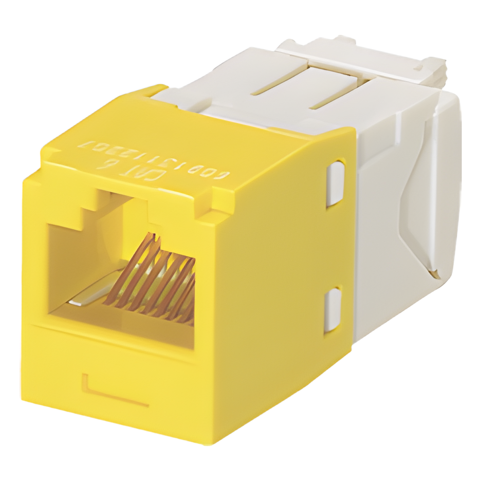 Jack RJ45 / Categoría 6 / 8P8C / Terminación TG / Sin herramienta de impacto / Amarillo — PANDUIT · SKU CJ688TGYL