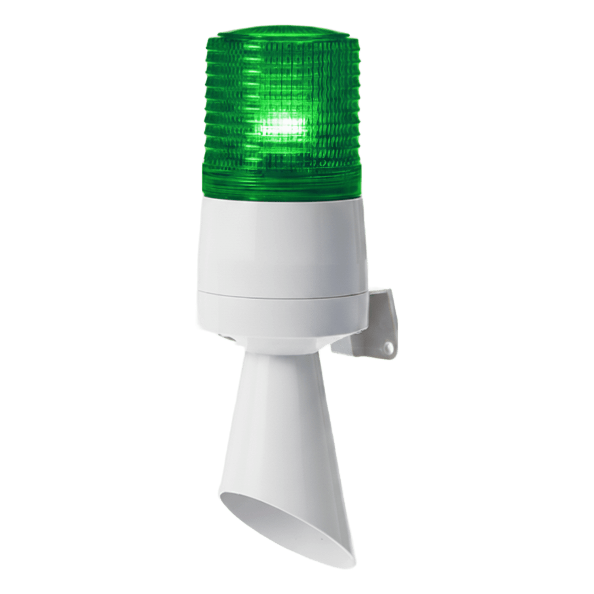 Baliza LED con Zumbador / 60 mm / 95 dB / IP54 / 24 VCD / Fijo e Intermitente / -30°C a +50°C — QLIGHT · SKU S60ADL-24-G