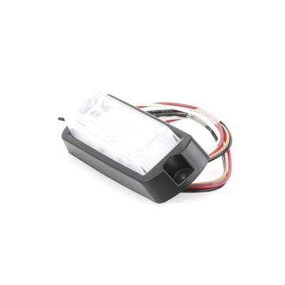 Luz Auxiliar Ultra Brillante de 8 LED's en color Rojo/Azul con mica transparente