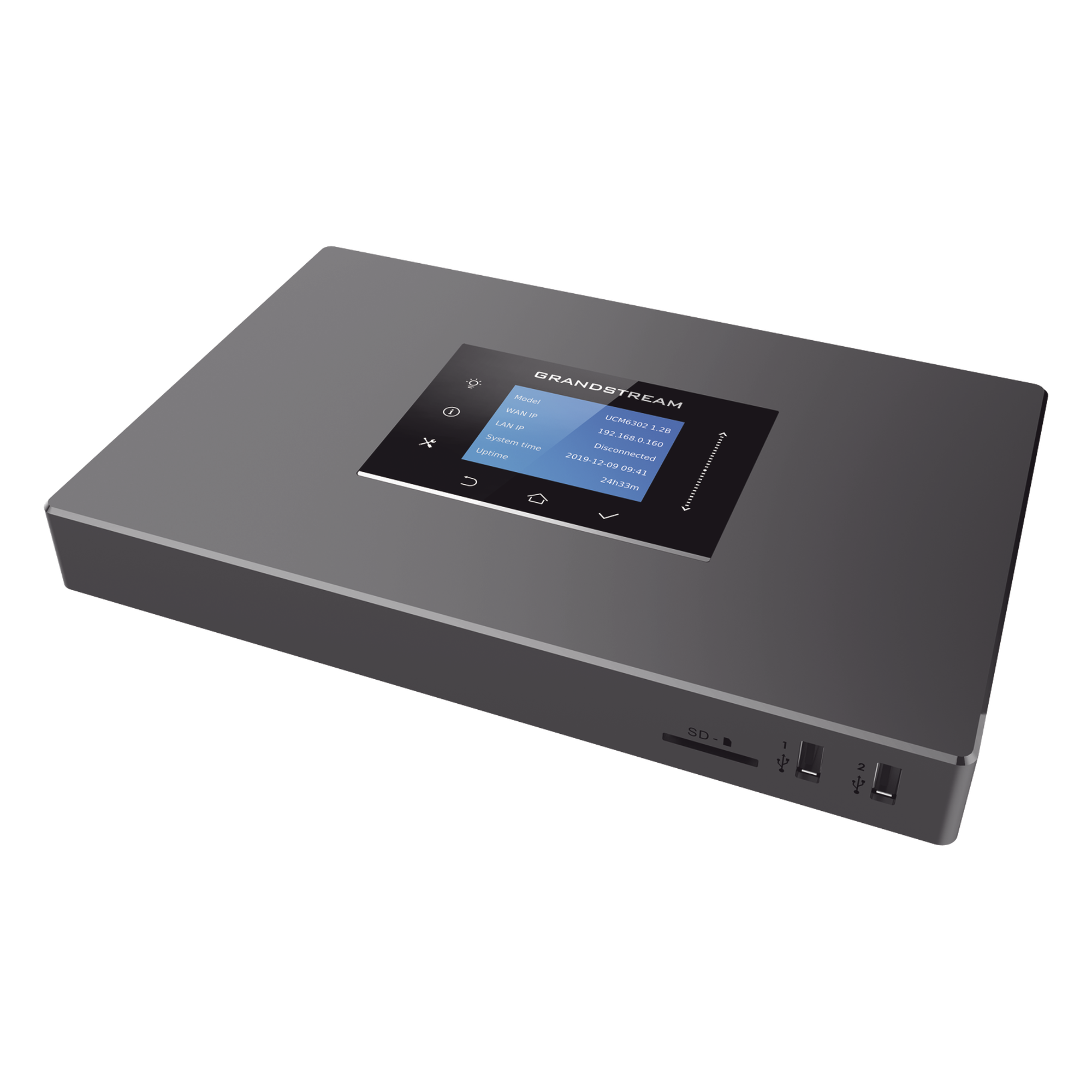 IP-PBX / 500 Usuarios / 75 Llamadas Simultáneas / 2 FXO + 2 FXS / 3 Puertos Gigabit PoE+ / On-Premise y Cloud