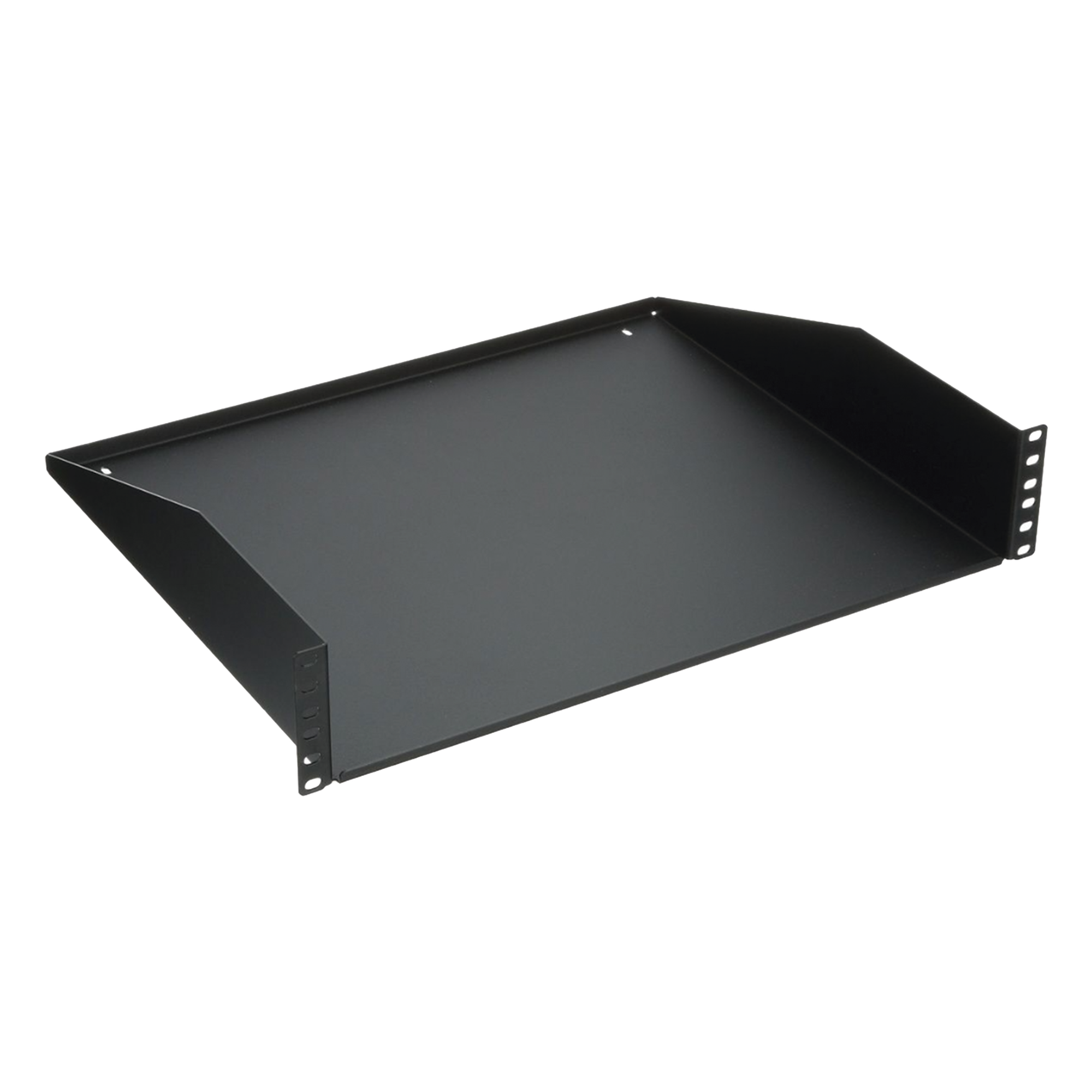 Charola para Rack / 19" / 2 UR / Carga 30 kg (66 lb) / Acero / Profundidad 385 mm