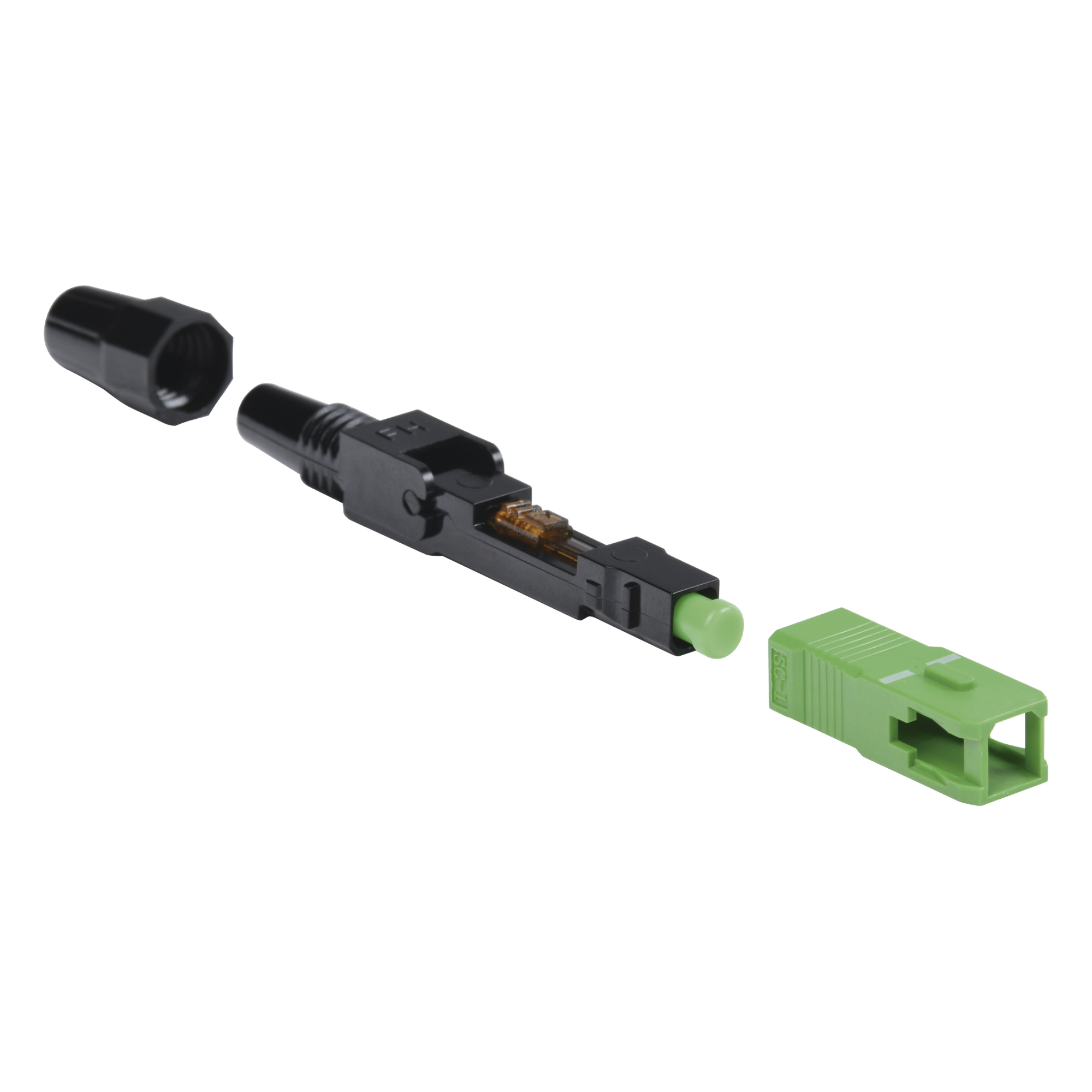 Conector Rápido de Campo / SC/APC / Monomodo / Pre-Pulido / Re-Terminable / FTTx / -40 a 70°C