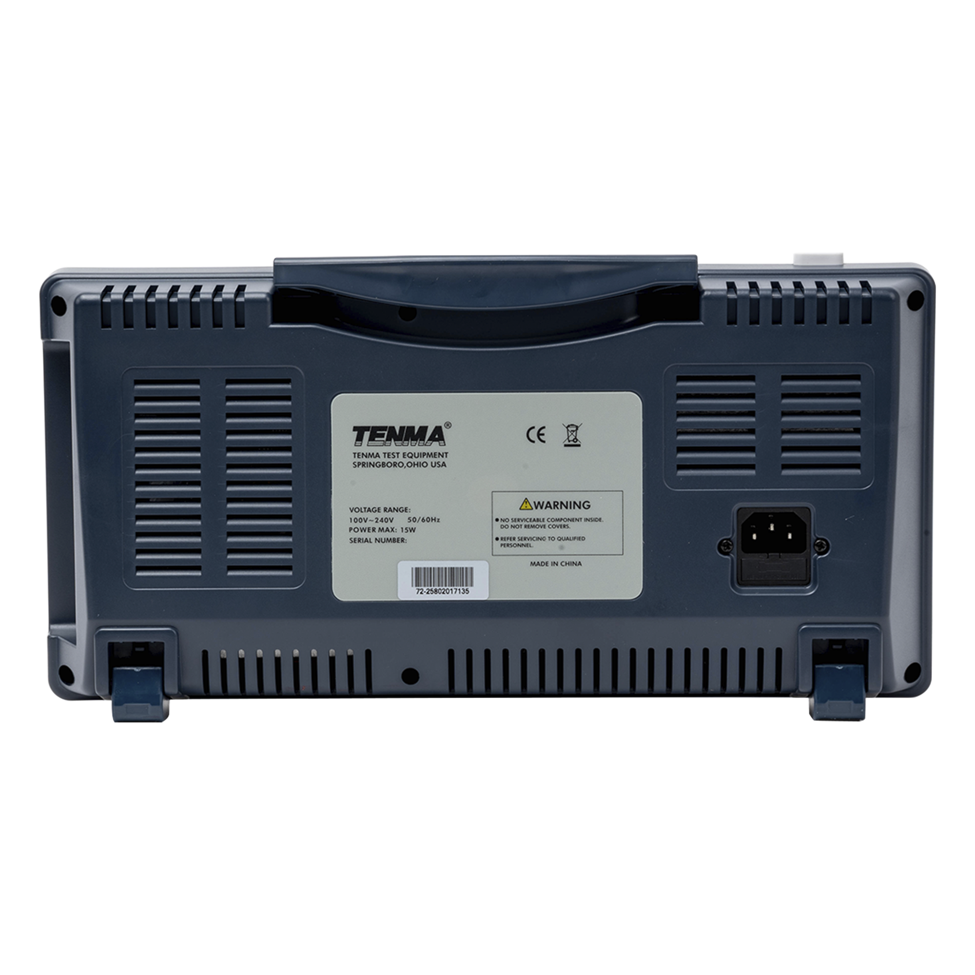 Osciloscopio Análogo de Mesa / 2 Canales + 1 Externo / 30 MHz / 250 MS/s / Pantalla LCD 8' / USB 2.0 y LAN