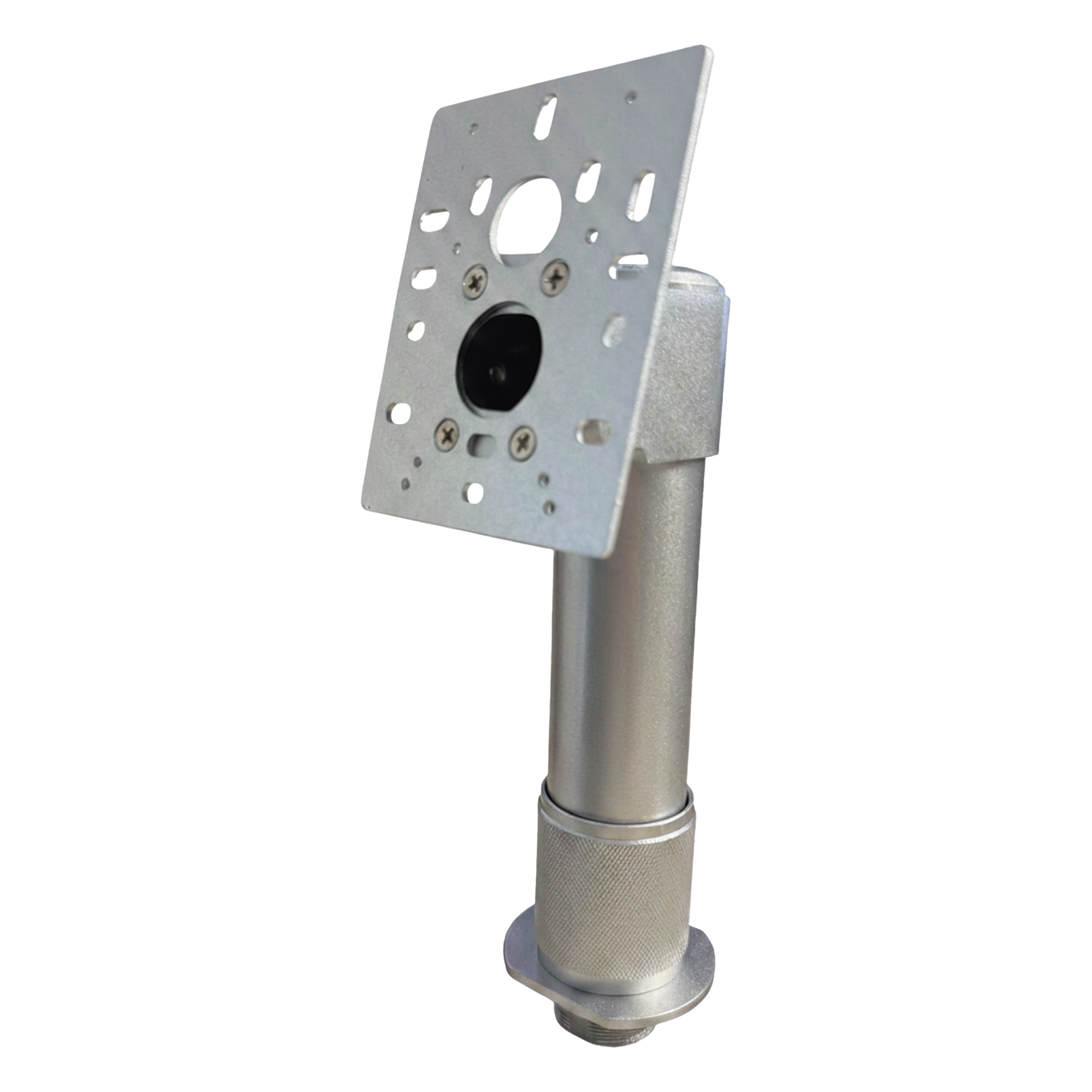 Soporte Universal para Control de Acceso / Altura Ajustable 20-30 cm (7.9-11.8 in) / Ángulo Multiángulo / Aleación de Aluminio / Interior y Exterior — ACCESSPRO · SKU JY012