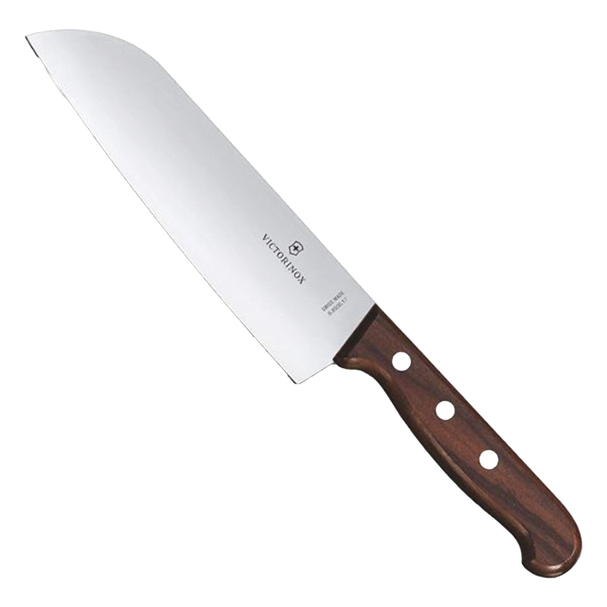 Cuchillo Santoku / Hoja 17 cm / Filo Recto con Alvéolos / Mango Maple / 0.103 kg / Diseño Japonés — VICTORINOX · SKU 6.8500.17G