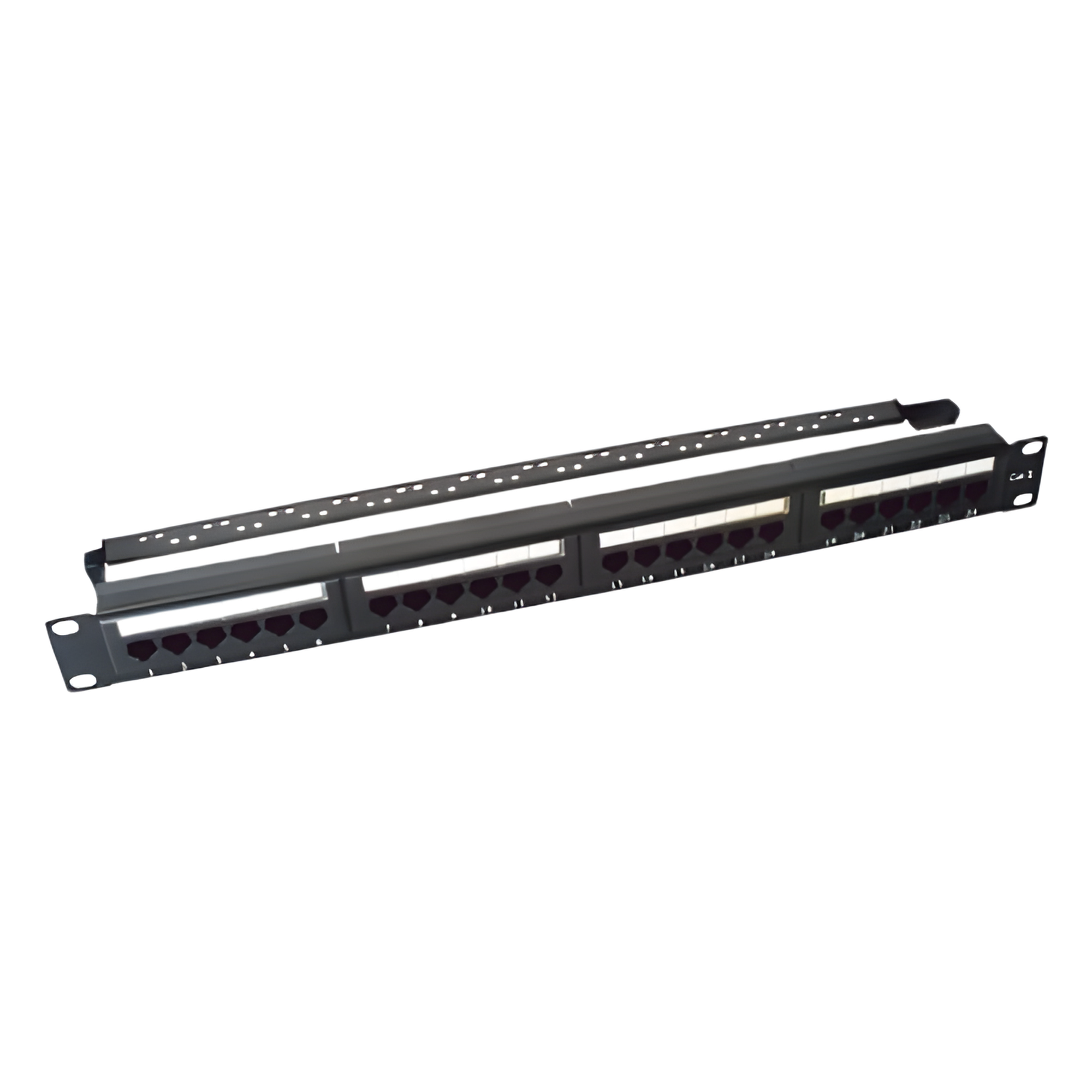 Panel de Parcheo de Impacto / 24 Puertos Cat6 / 1U Rack 19" (48.26 cm) / T568A/B / 110 IDC — LINKEDPRO BY EPCOM · SKU LP-PP-607