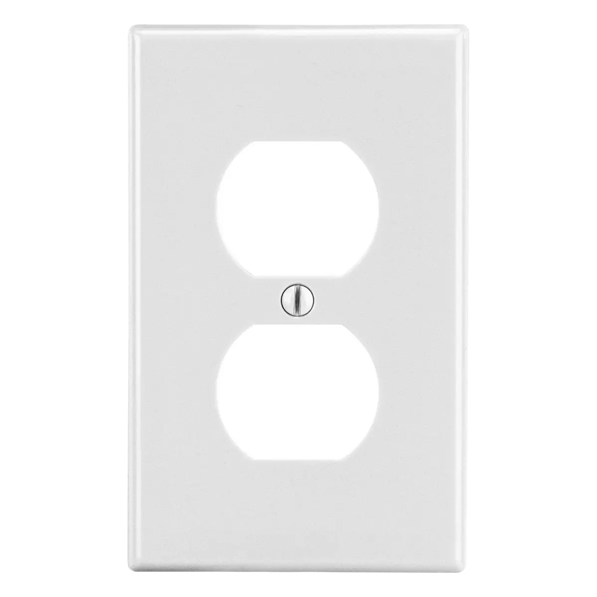 Tapa para Contacto Dúplex / Policarbonato / Orientación Vertical / UL 94 V2 / 4.63 x 2.88 x 0.25 in — HUBBELL · SKU HUB-P8W