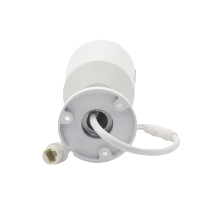 Bala IP 2 Megapixel / Imagen a Color 24/7 / PoE / Lente 2.8 mm / Luz Blanca 30 mts / Exterior IP67 / dWDR / ONVIF 