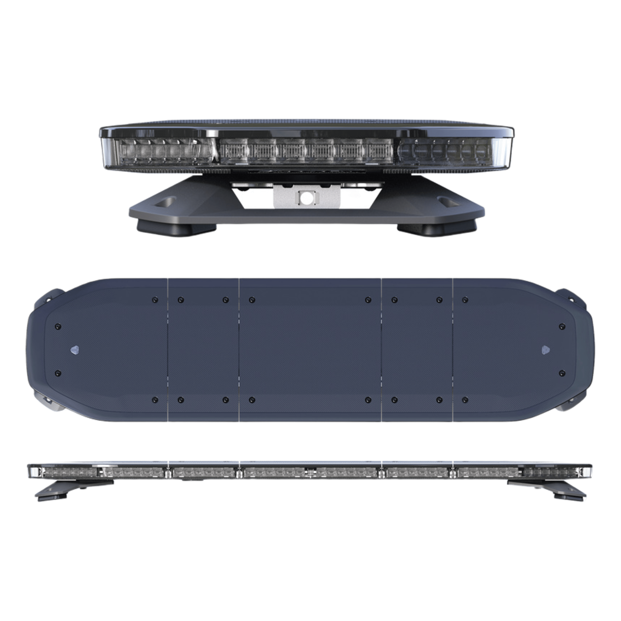 Barra de Luces LED / 48" (121.9 cm) / 216 LED / Dual Color / Óptica 360° / Perfil Ultra Delgado 4 cm (1.6 ft) / Programable USB-C / ECE R65 y SAE