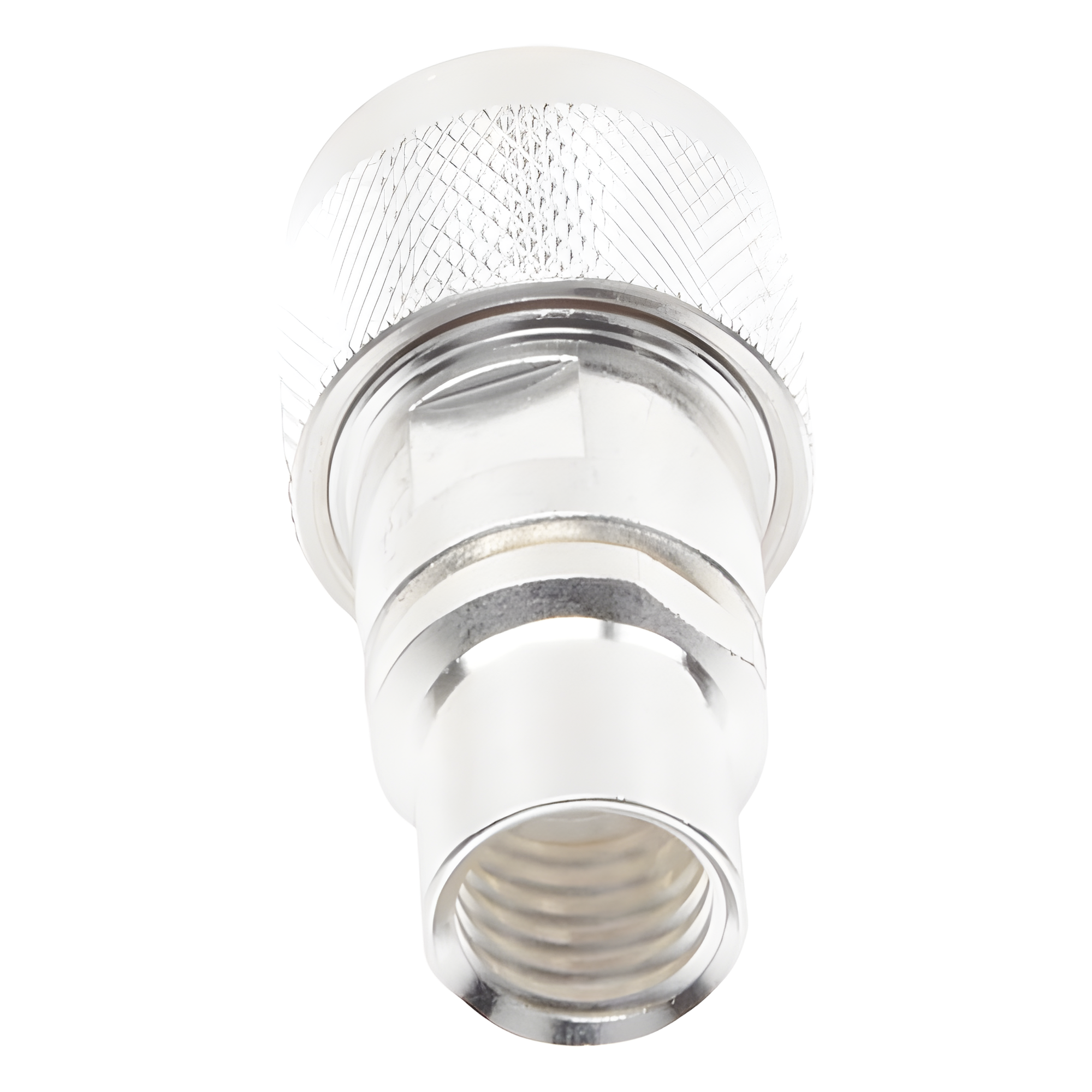 Conector coaxial / N macho / Rosca-soldadura / Bronce plateado / Oro / Teflón / Cables LMR-400, CNT-400, RG8/U