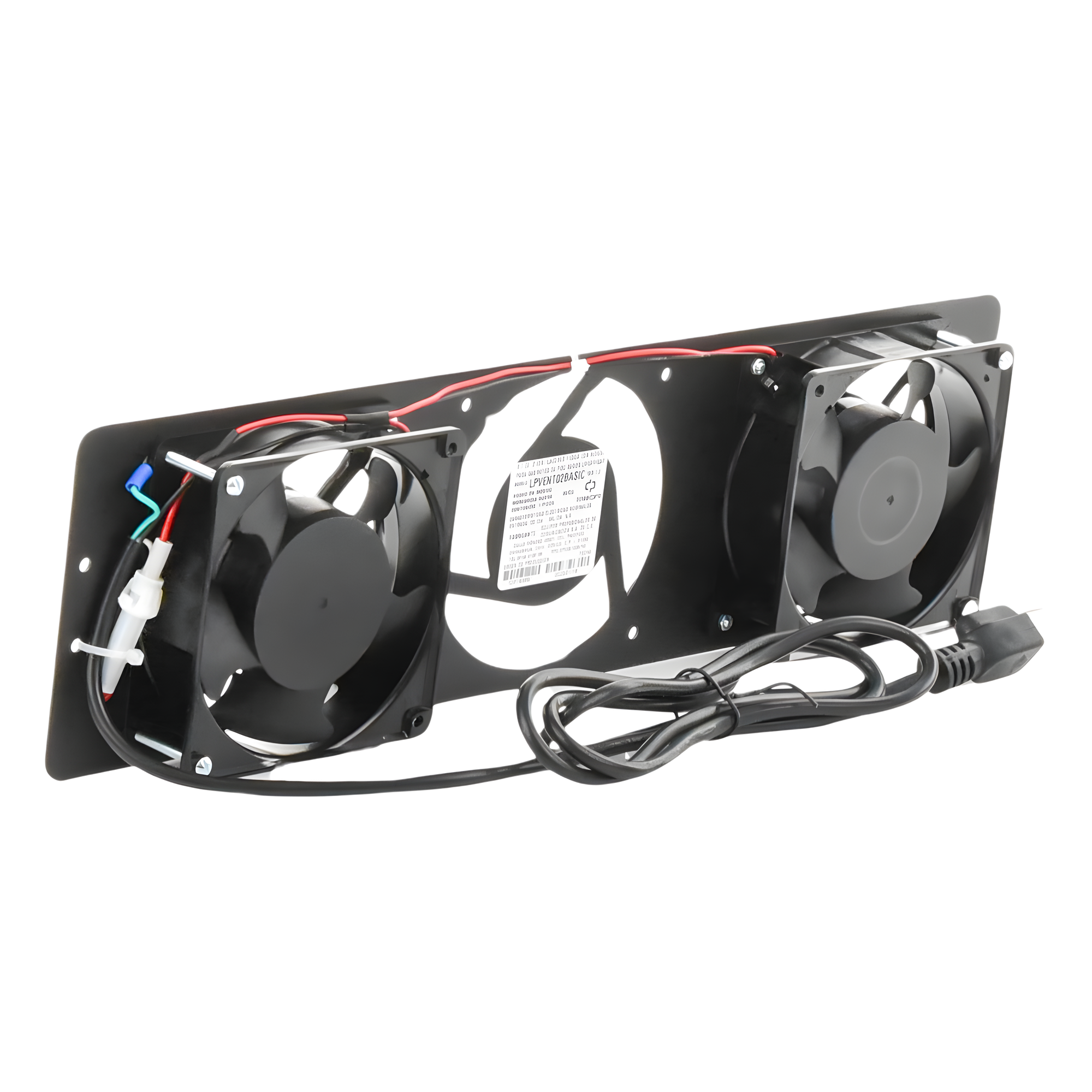 Kit de Ventiladores para Gabinete / 110 Vca / 12 x 12 cm / 76 CFM Total / Clavija Polarizada
