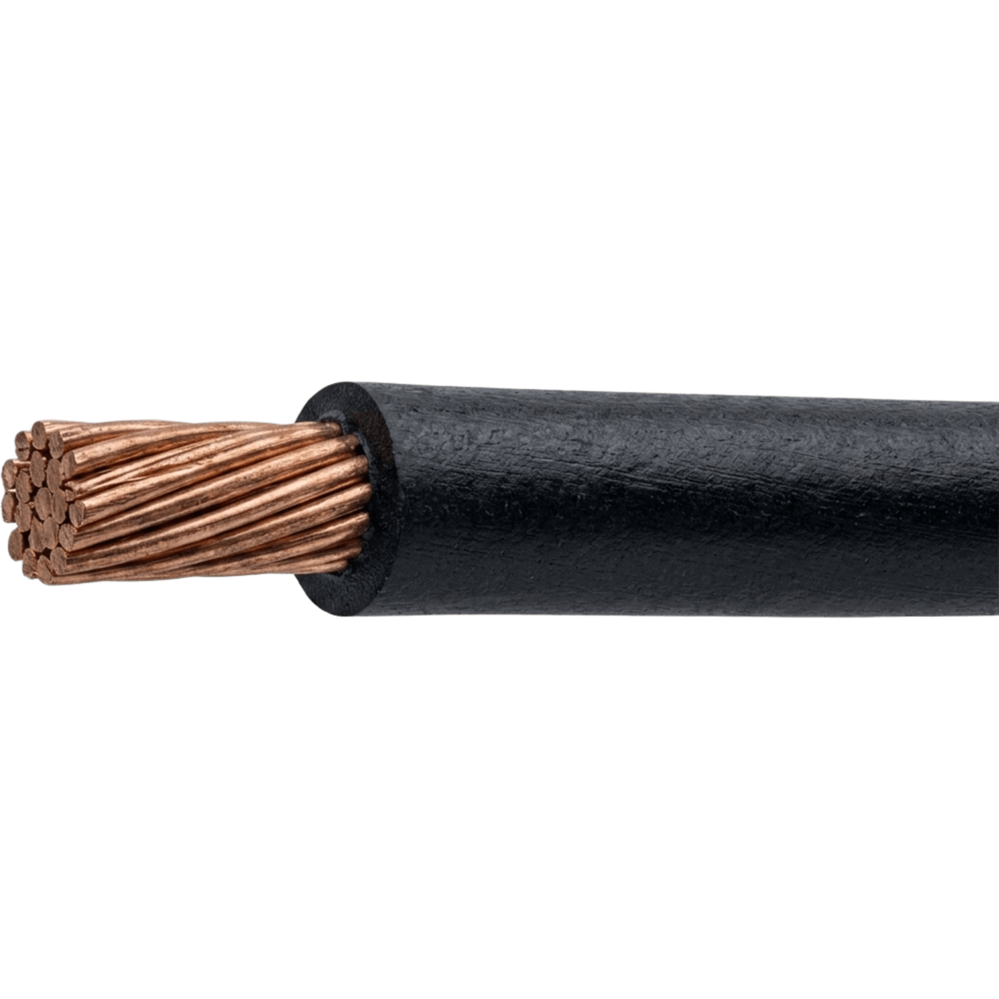 Cable THW-LS / Calibre 8 AWG / 19 Hilos / 90°C Seco / 75°C Húmedo / Bobina 100 m (328 ft) / Color Negro