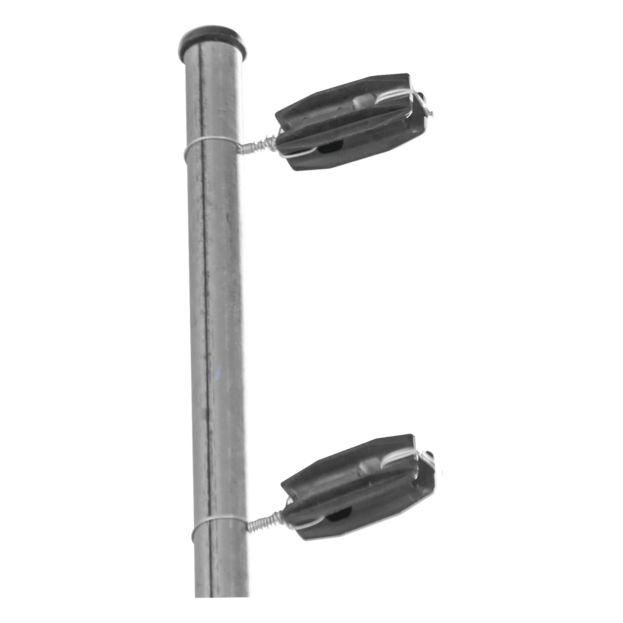 Aislador de Esquina para Cercos Eléctricos / Aislamiento 18 kV / Resistencia Mecánica 7.5-10.2 kg / Anti UV / 66 mm x 31.6 mm — SFIRE · SKU SFESQUINERO