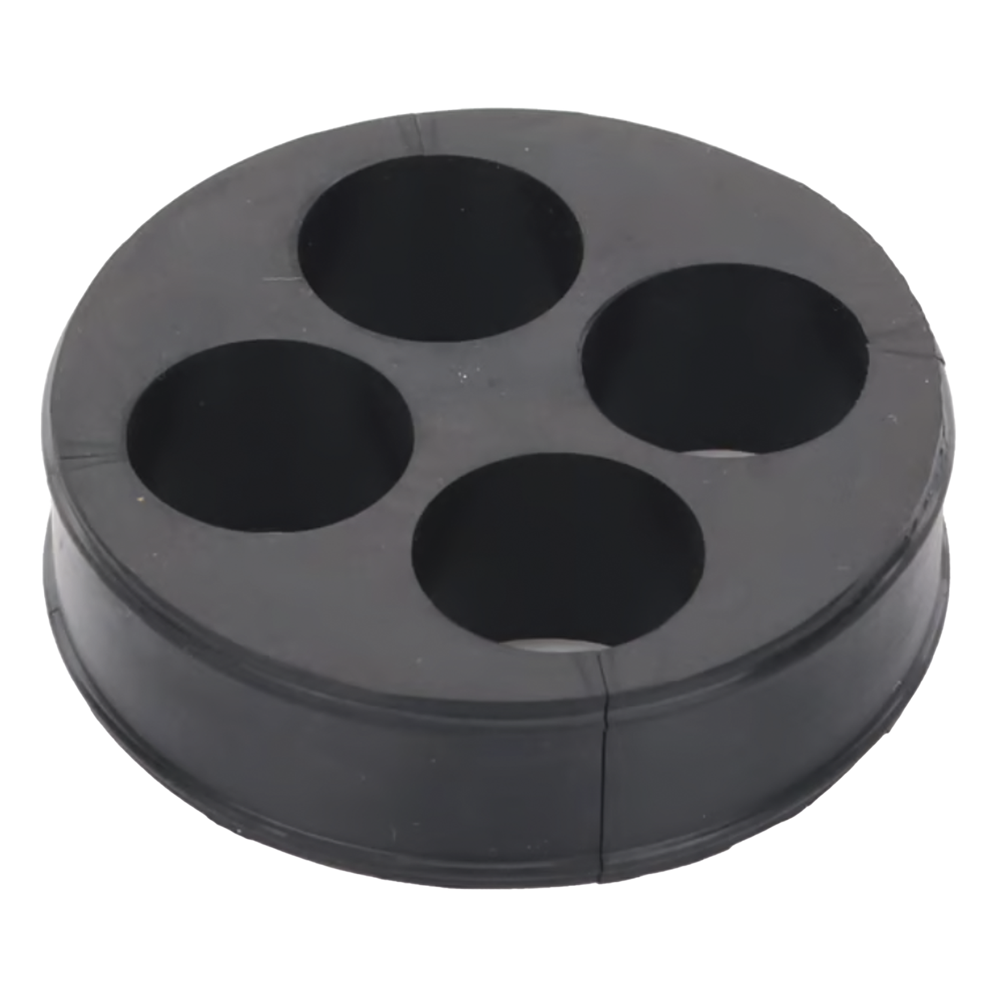 Inserto de Caucho EPDM / 4 Orificios / Cable 7/8 in / Diámetro Exterior 85 mm / Grosor 25.4 mm (1 in) — SYSCOM TOWERS · SKU CI-4-78
