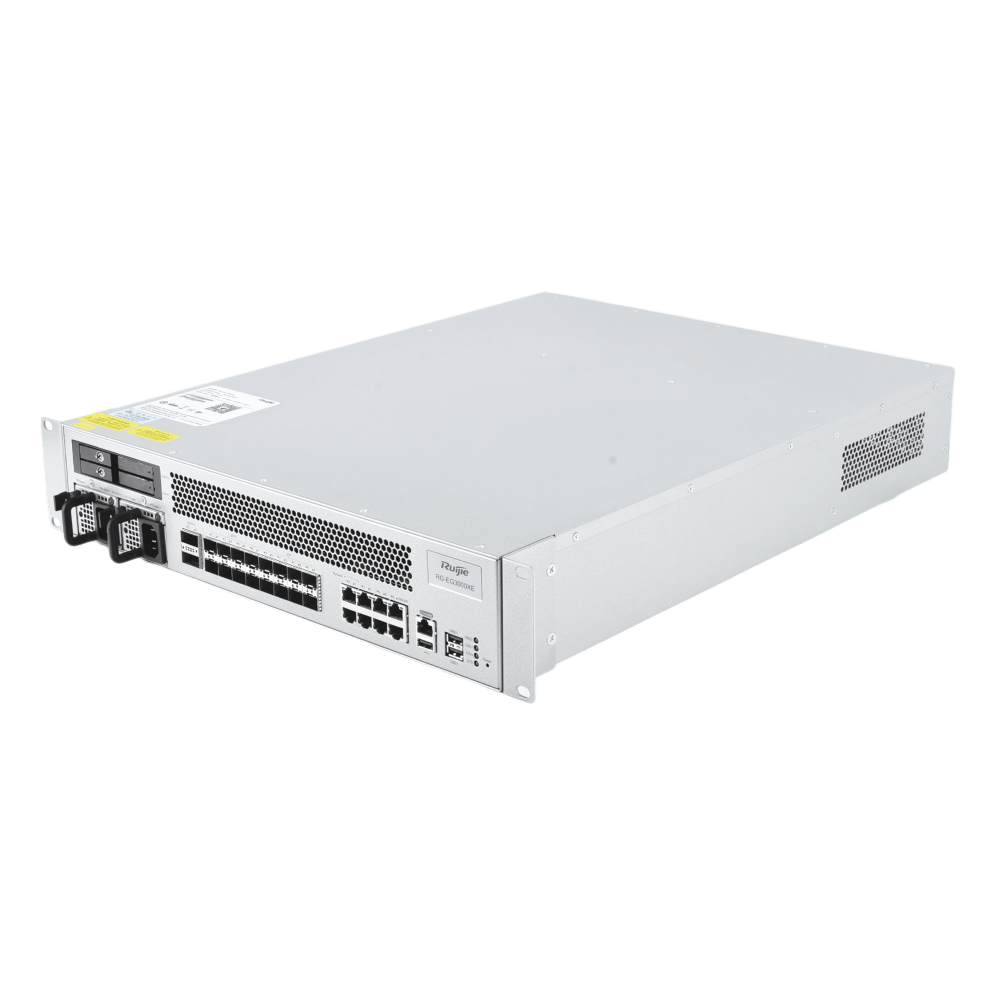 Router Core Balanceador / 60 Gbps / 9 WAN / 20,000 Usuarios / 8x SFP+ 10G / 2x QSFP+ 40G / VPN 4 Túneles / Rack 2U — RUIJIE · SKU RG-EG3000XE