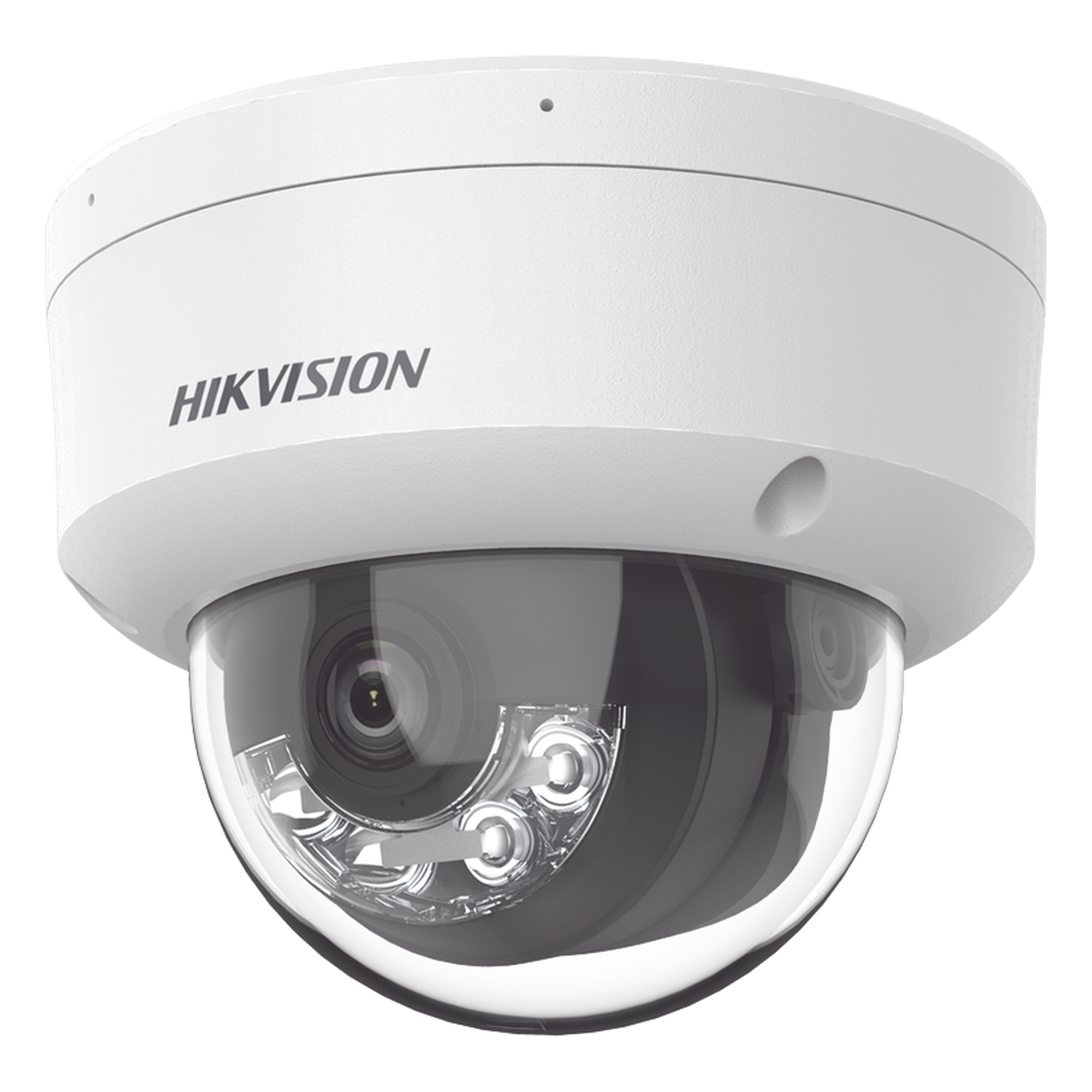 Cámara Domo IP / 2 Megapixel / Dual Light 30 m (98.4 ft) / Lente 2.8 mm / 103° FOV / IK08 / IP67 / PoE — HIKVISION · SKU DS-2CD1123G2-LIU