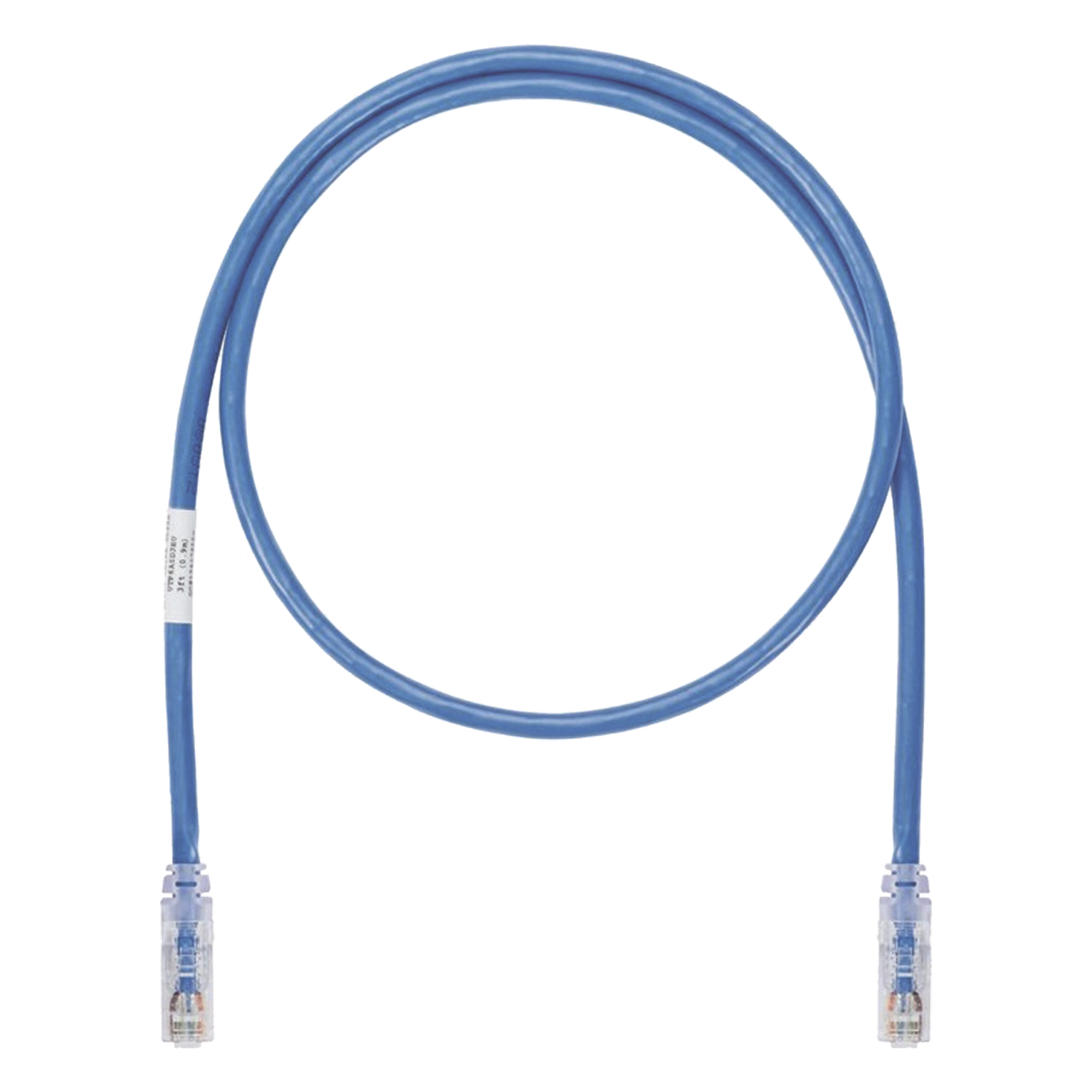 Cable de Parcheo UTP / Cat6A / 24 AWG / CM / 3.05 m (10 ft) / Azul — PANDUIT · SKU UTP6AX10BU