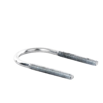 Abrazadera tipo U de 1", con acabado Electro Zinc, no incluye tuercas y arandelas 