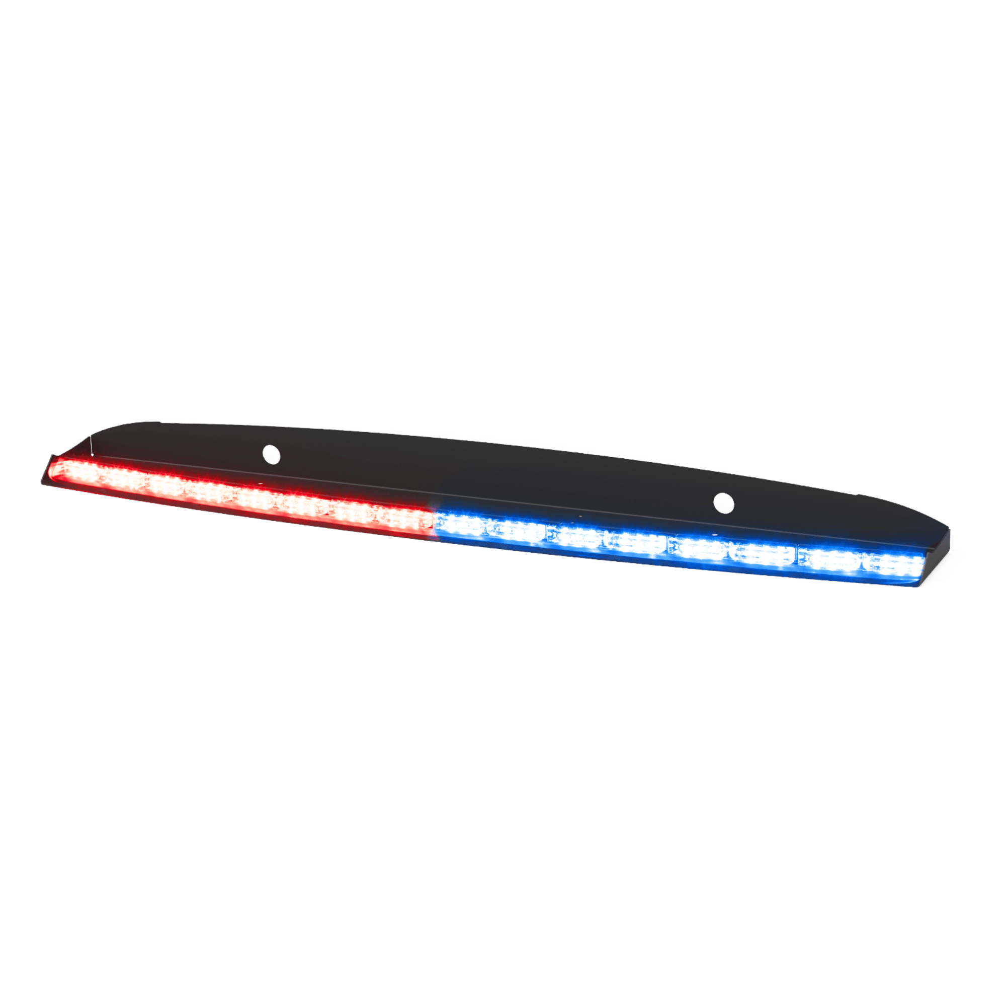 Barra de Luces LED Interior Trasera / 144 LED / Tricolor Rojo/Azul/Ámbar / 12-24V / SAE J595 Clase I / Ford Police Interceptor 2020+ — ECCO · SKU 40-30010-CM