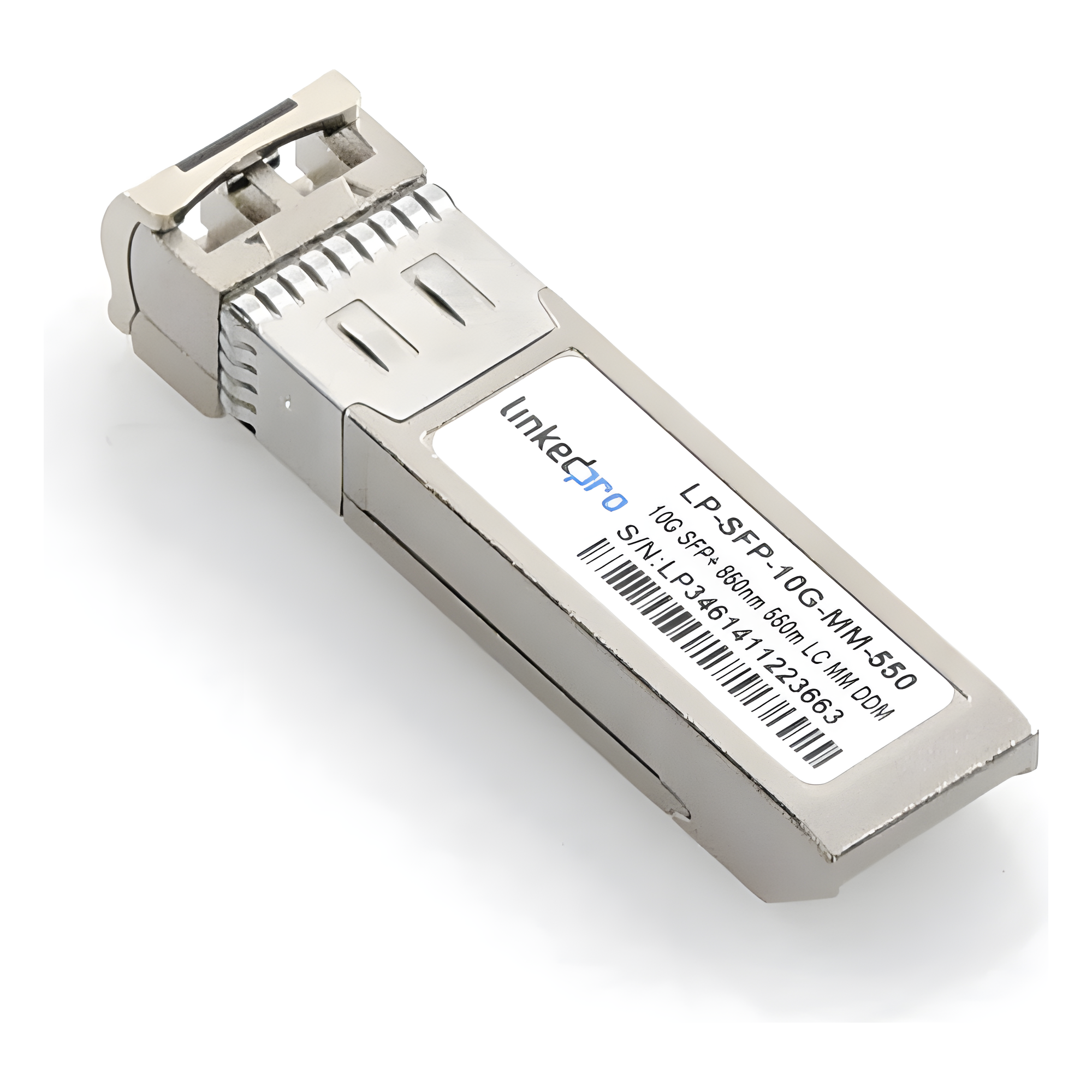 Transceptor Óptico SFP+ / Multimodo 850 nm / 10 Gbps / 10GBASE-SR / LC/UPC Dúplex / DDM / 550 m (1804.5 ft)