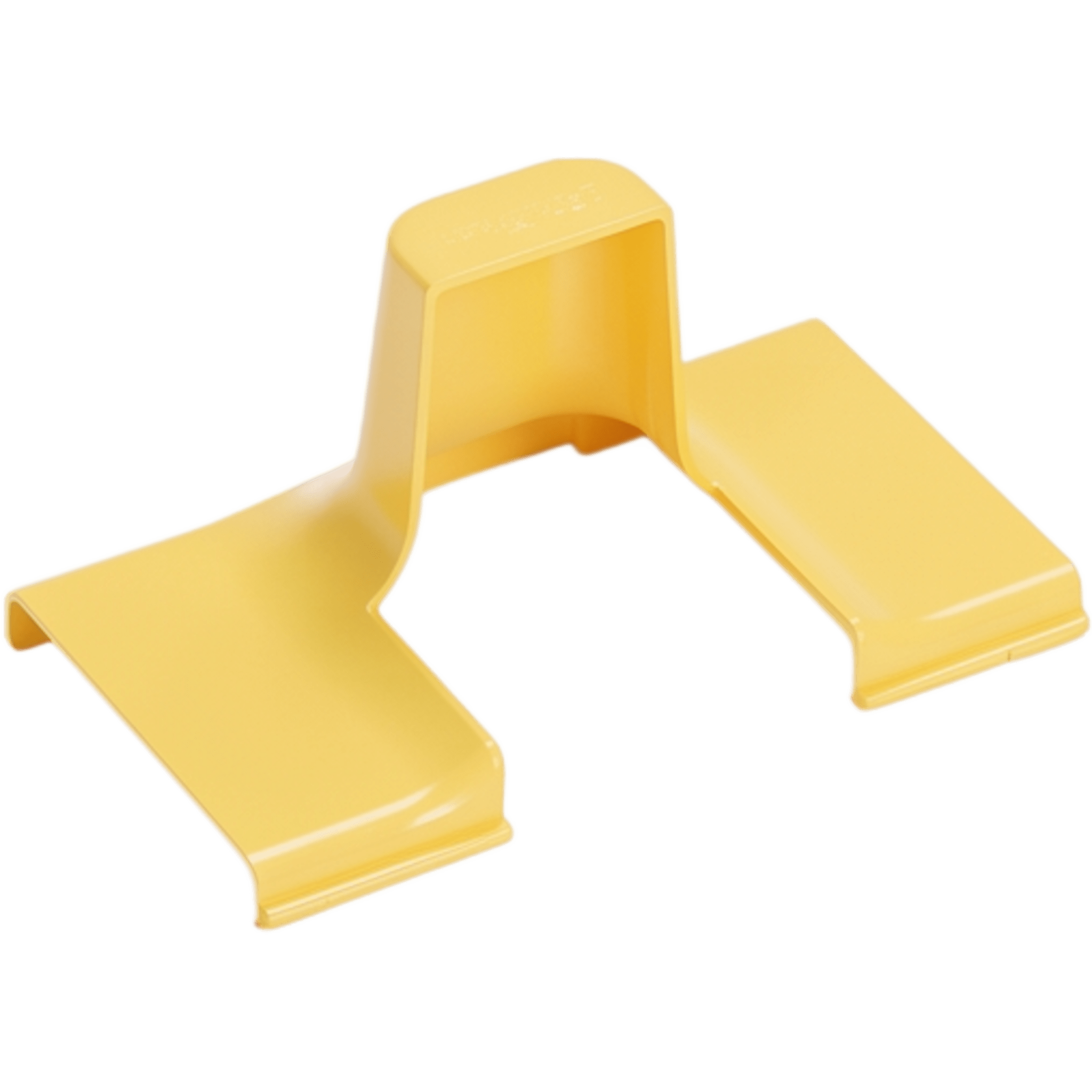 Tapa de Bajada Vertical / Para Canaleta FiberRunner 4x4 / Radio de Curvatura 50.8 mm / ABS / Color Amarillo — PANDUIT · SKU FRSPJC24LYL