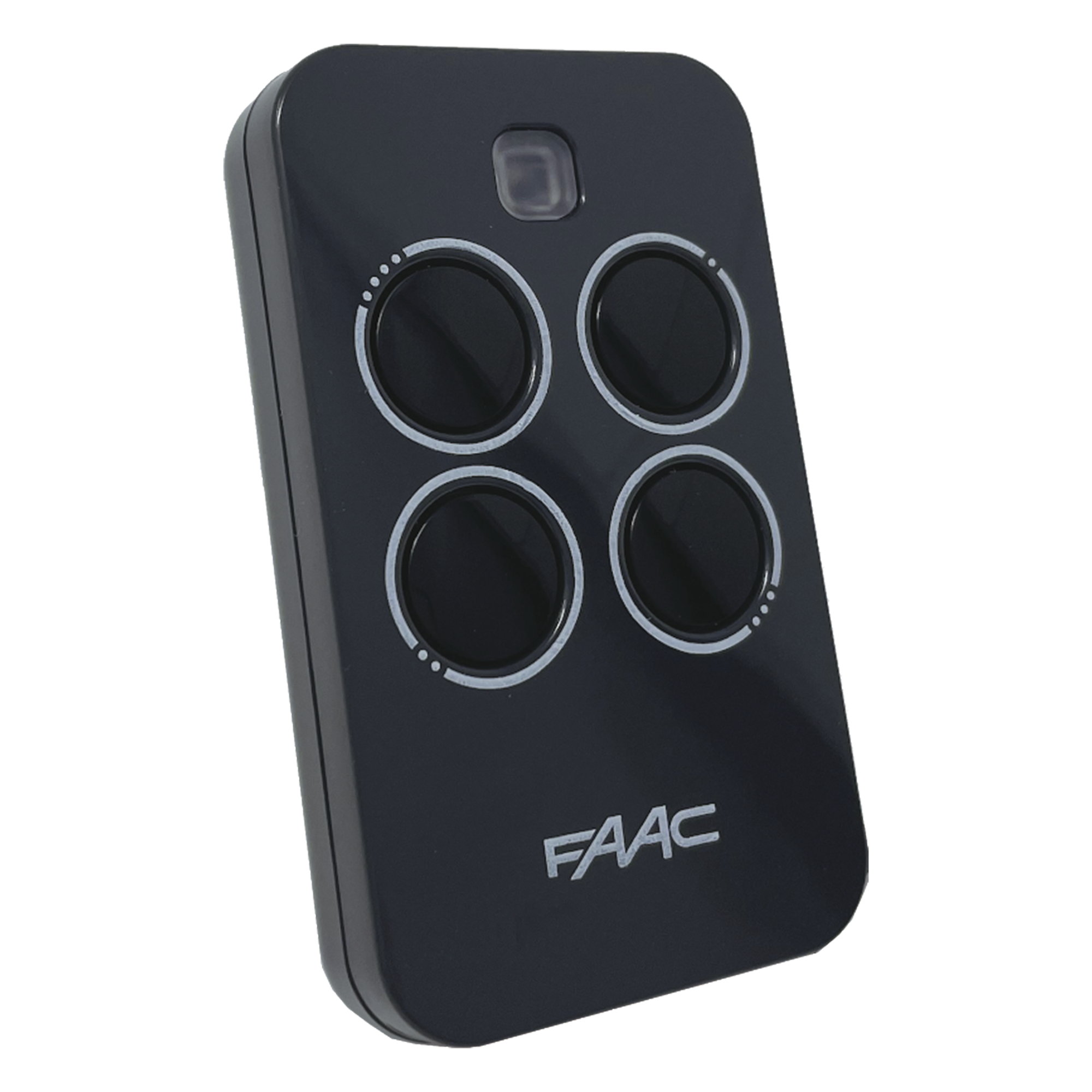 Control Remoto Inalámbrico / 4 Canales / 433 MHz / RF 10 mW / Resistente al Agua — FAAC · SKU 787456