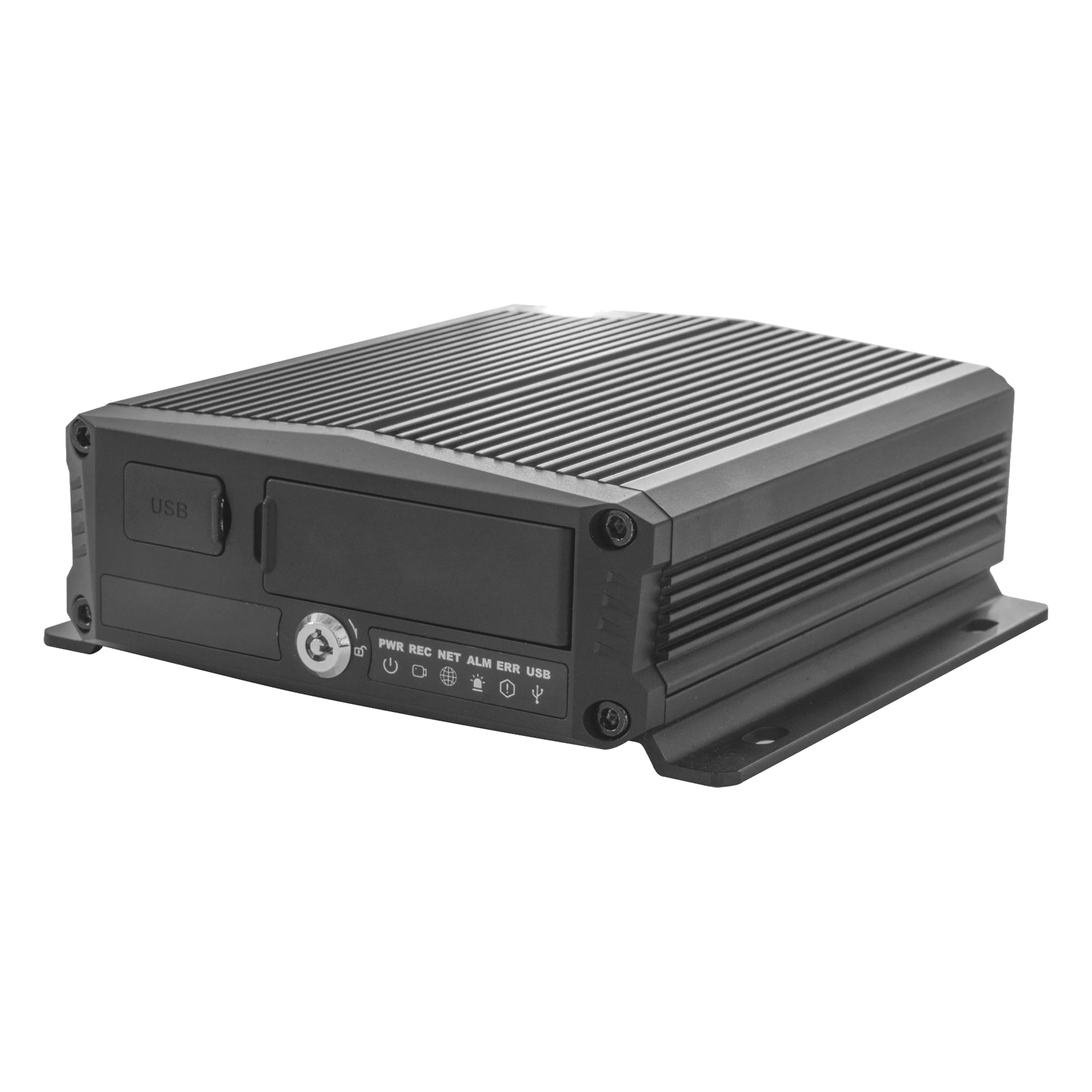 DVR Móvil / 6 Canales / 4 AHD + 2 IP / Almacenamiento 1 TB Micro SD + 2 TB SSD M.2 / H.265 / IA Embebida / 4G / GPS / Wi-Fi — STREAMAX · SKU XMRM1N20