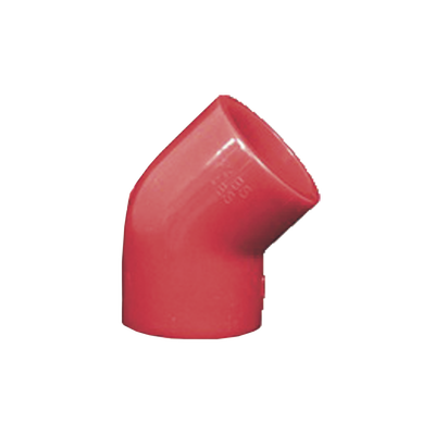 Codo de 45 Grados para Tubería de Detección por Aspiración / 1 Pulgada / CPVC Resistente al Fuego / Aprobación UL / NFPA — SAFE FIRE DETECTION INC. · SKU RP5203X