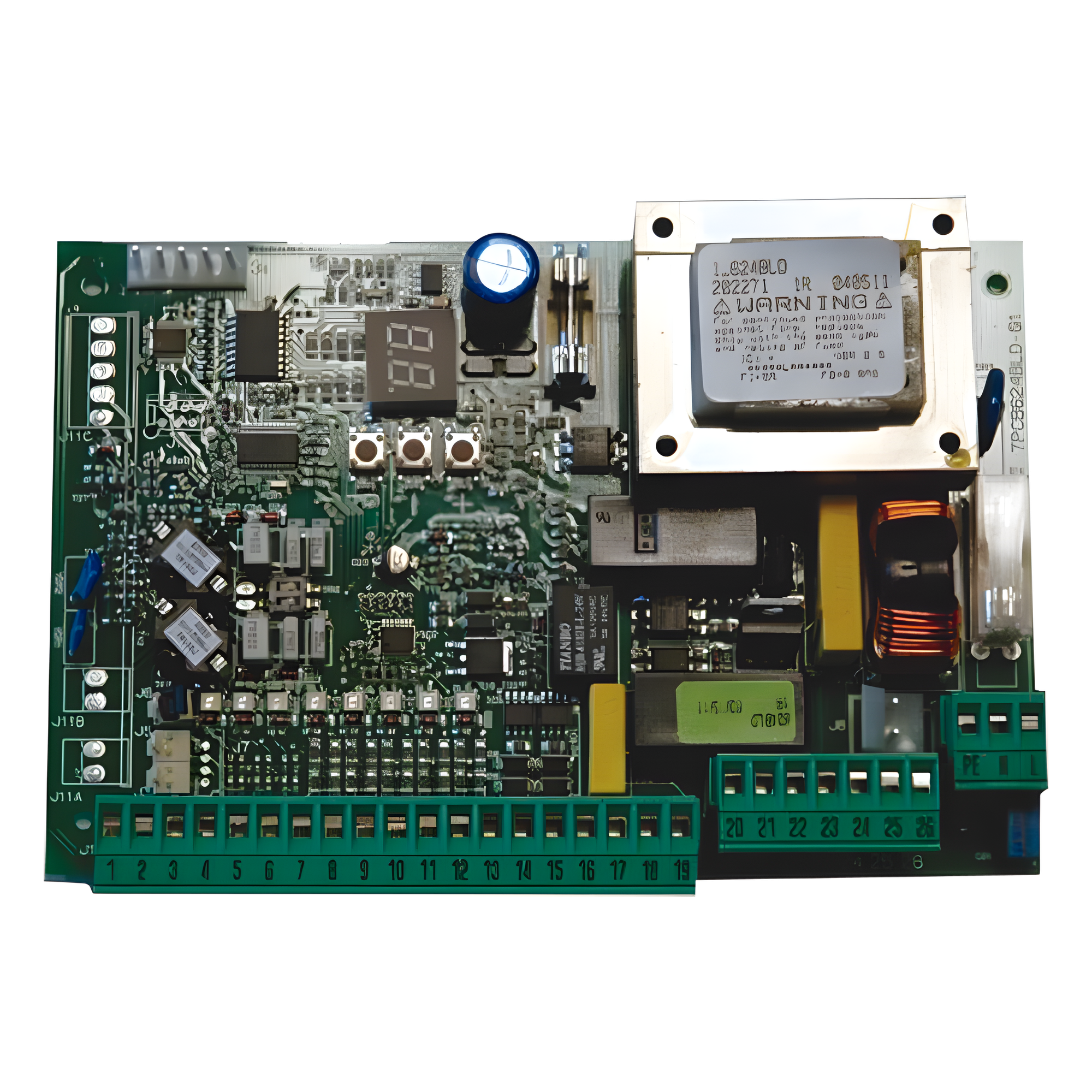Tablilla para Barreras / 3 Niveles de Programación / Detector de Masas Metálicas / 230V~ o 115V~ / Protección Sobretensiones / Selector DS1 — FAAC · SKU 2022715