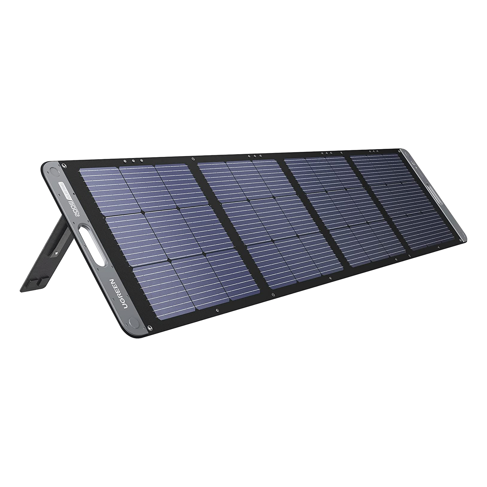 Panel Solar Plegable / 200W / Eficiencia 23% / IP67 / Conector XT60 / Soporte Ajustable Integrado — UGREEN · SKU 15114