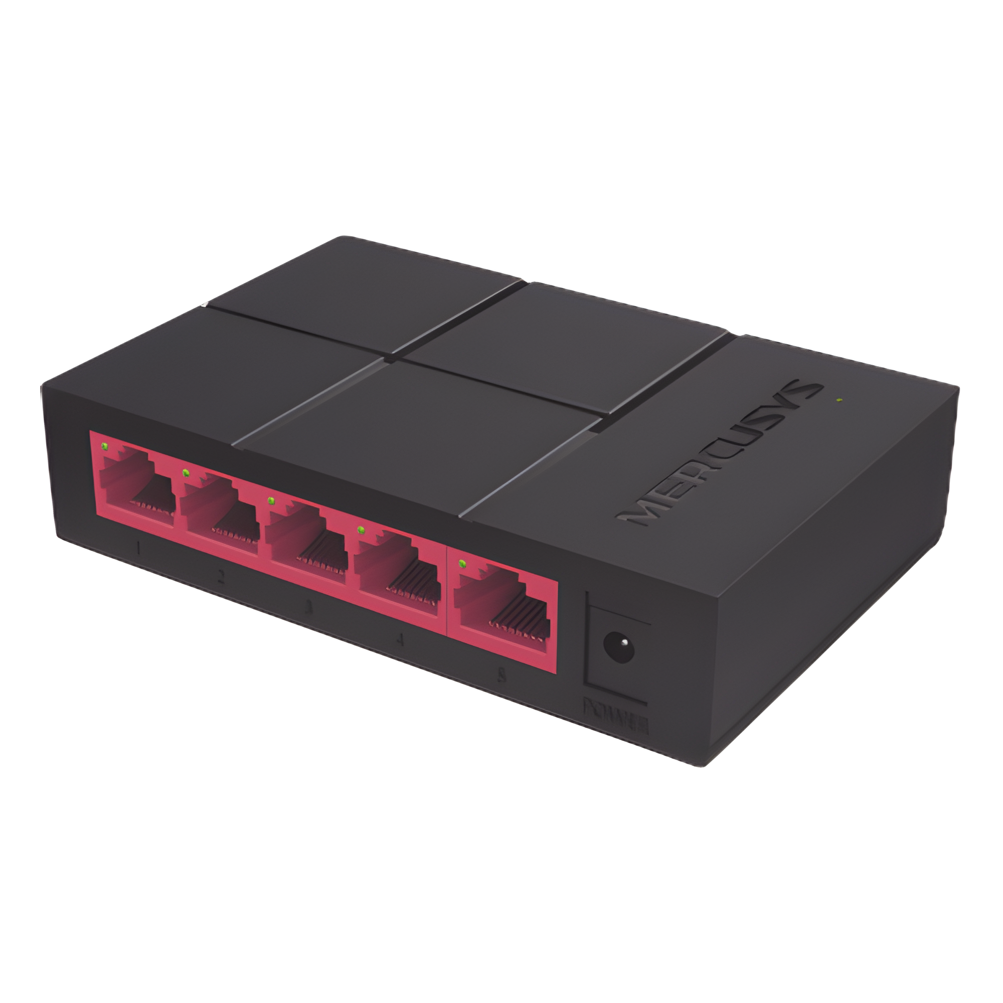 Switch de Escritorio / 5 Puertos Gigabit / 5 Gbps Capacidad de Conmutación / Sin Ventilador / Plug and Play — Mercusys · SKU MS105G