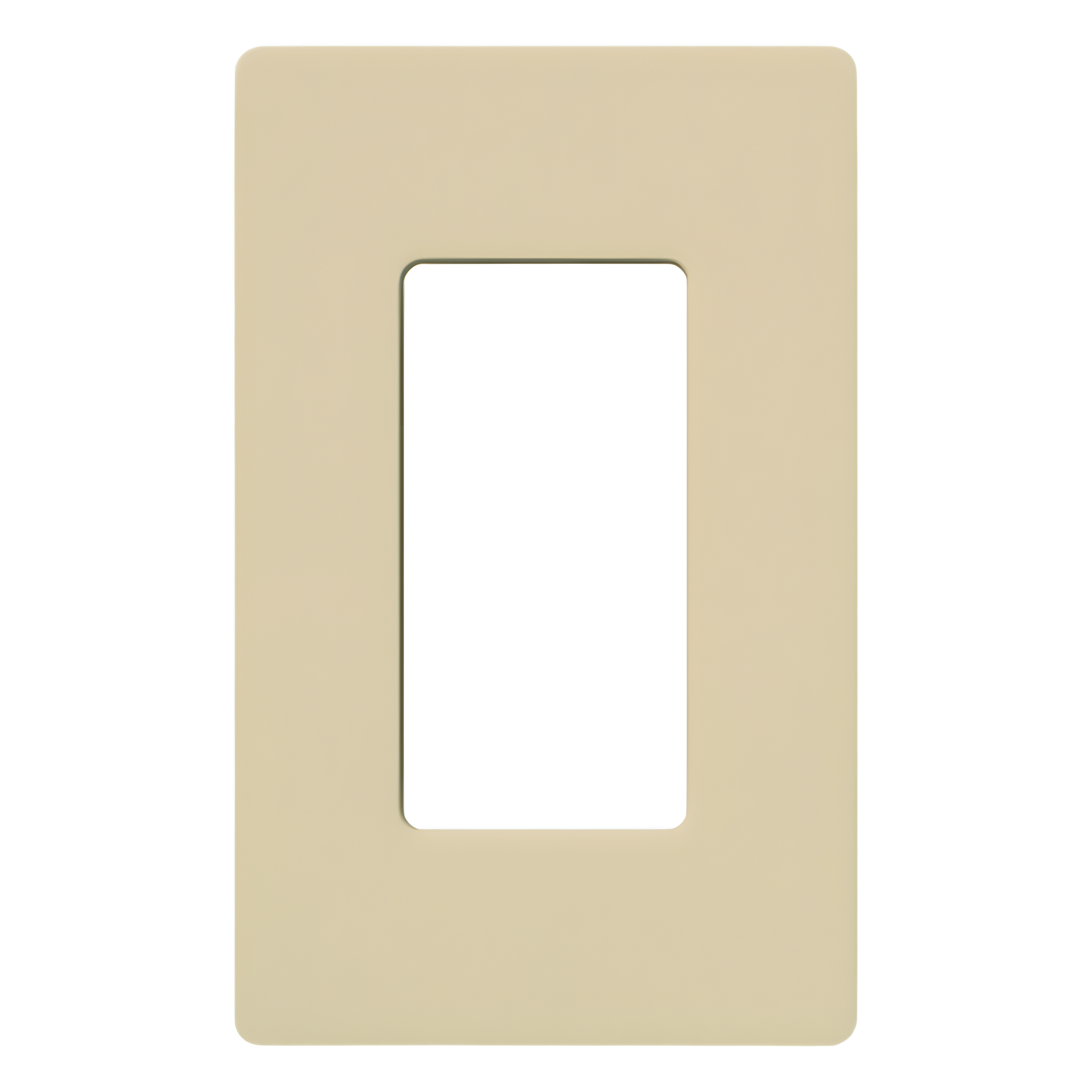 Placa de Pared / 1 Espacio / Diseño Sin Tornillos Visibles / Color Marfil / Compatible con Atenuadores, Switches y Controles Pico — LUTRON ELECTRONICS · SKU CW1IV