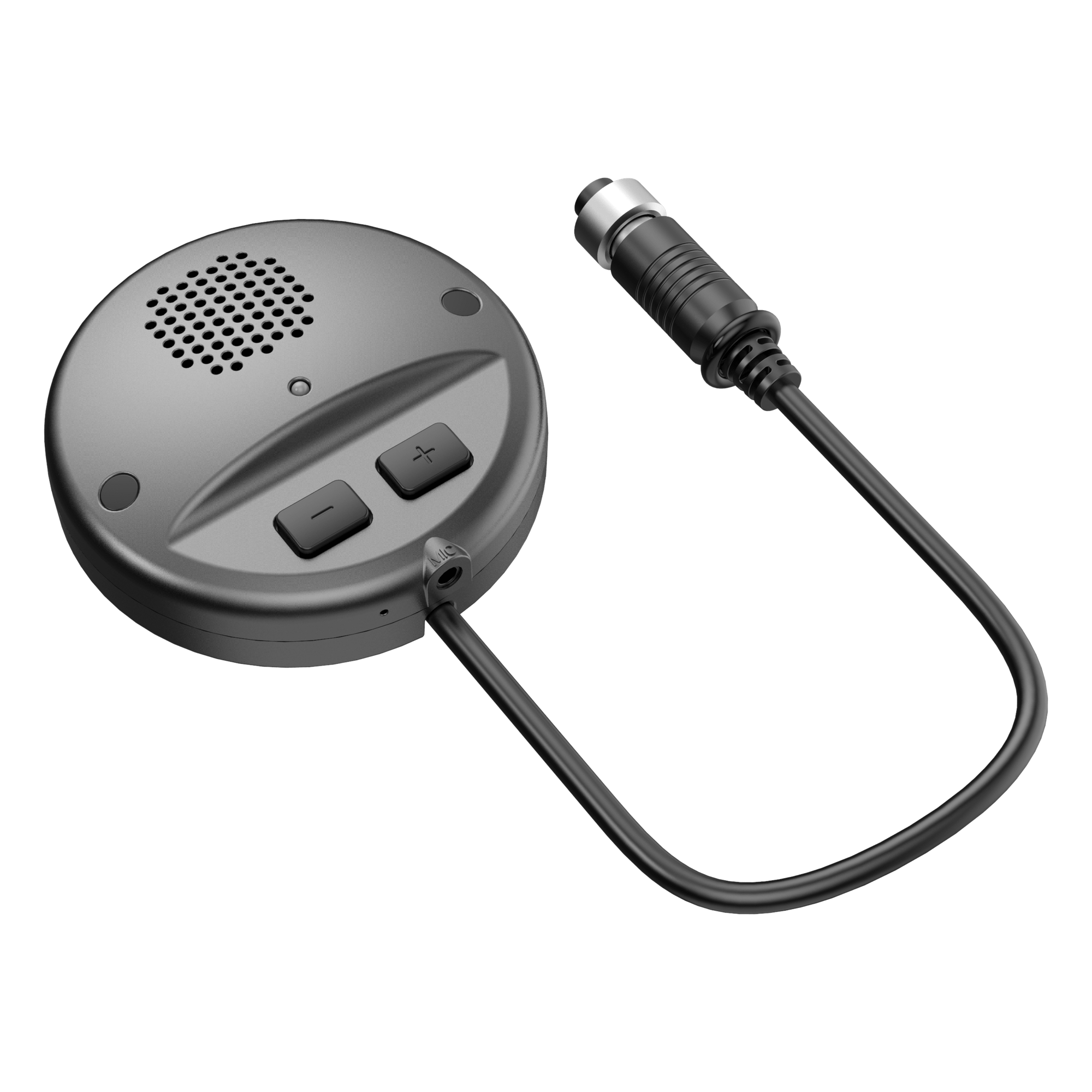 Intercomunicador de Audio / Dúplex Completo / Micrófono y Altavoz Integrados / Conector Aviación 4 Pines / 12 VCC — HIKVISION · SKU DS-1350HM(AE)(1M/4PIN)
