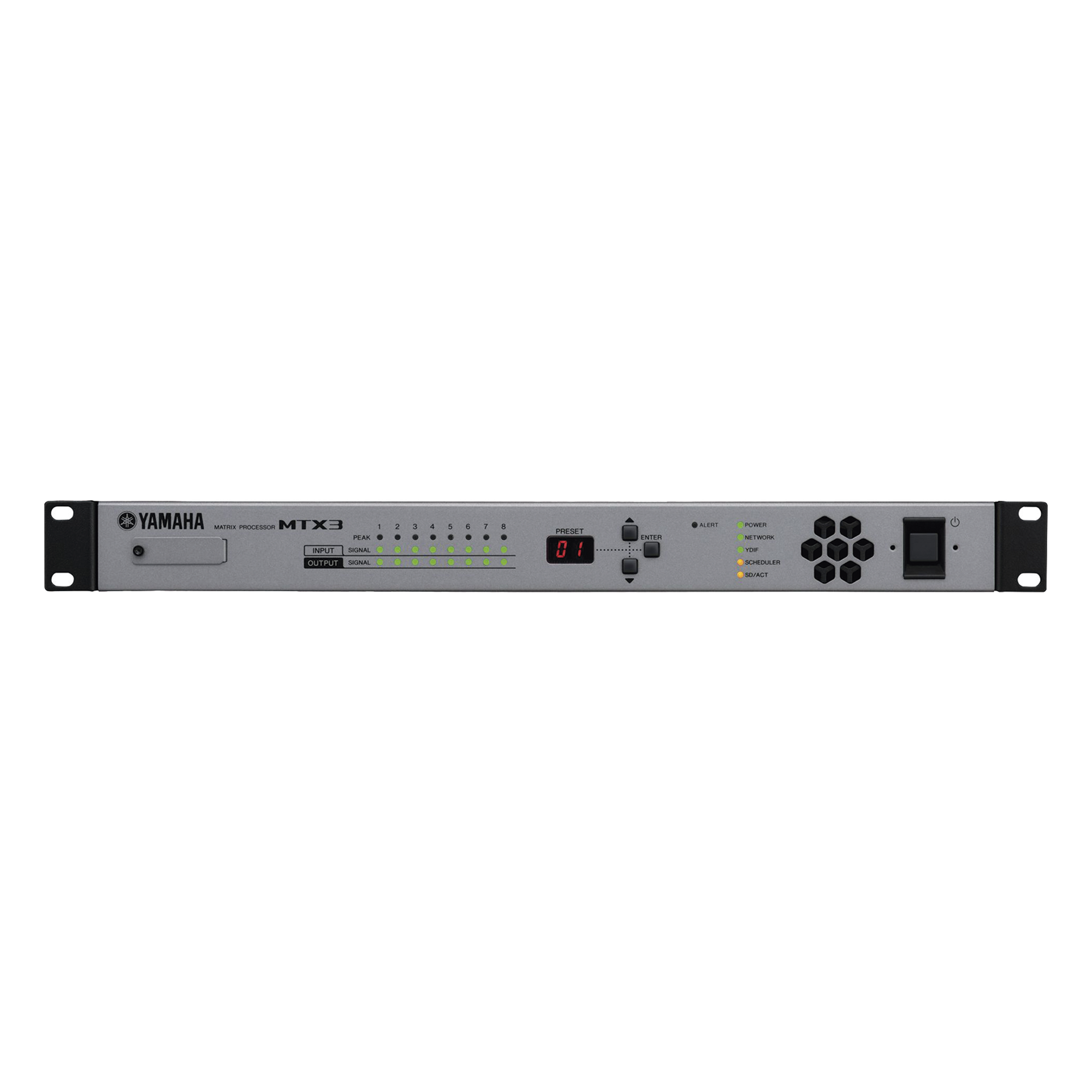 Procesador Matricial de Audio / 26 Entradas / 8 Salidas / Multi-Zona Comercial / 85.3 ft Alcance — YAMAHA · SKU MTX3