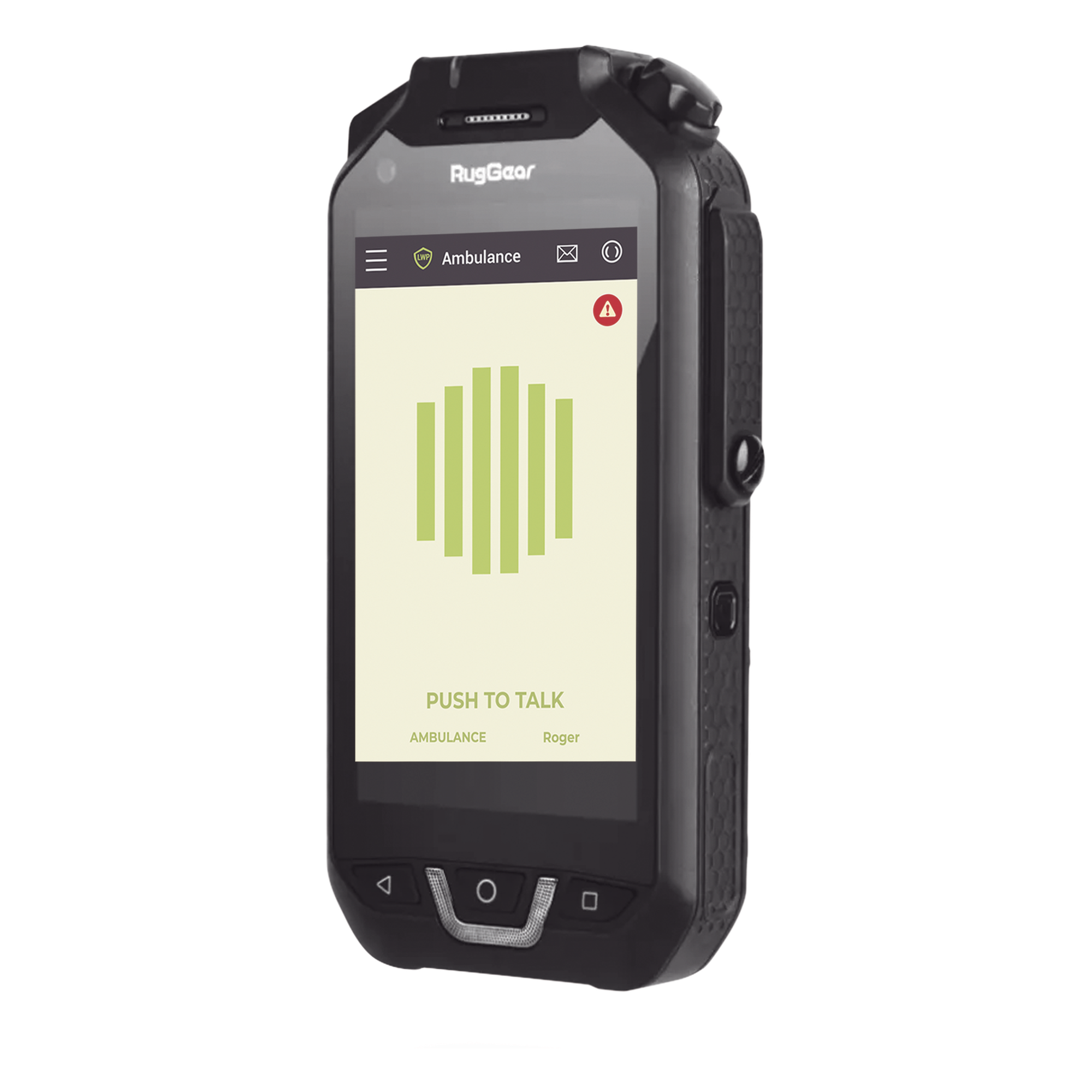 Smartphone PoC / PTT Misión Crítica / Altavoz 105 dB / Batería 5000 mAh / IP68 / LTE Global / Qualcomm Octa-Core 2.0 GHz — RUGGEAR · SKU RG750