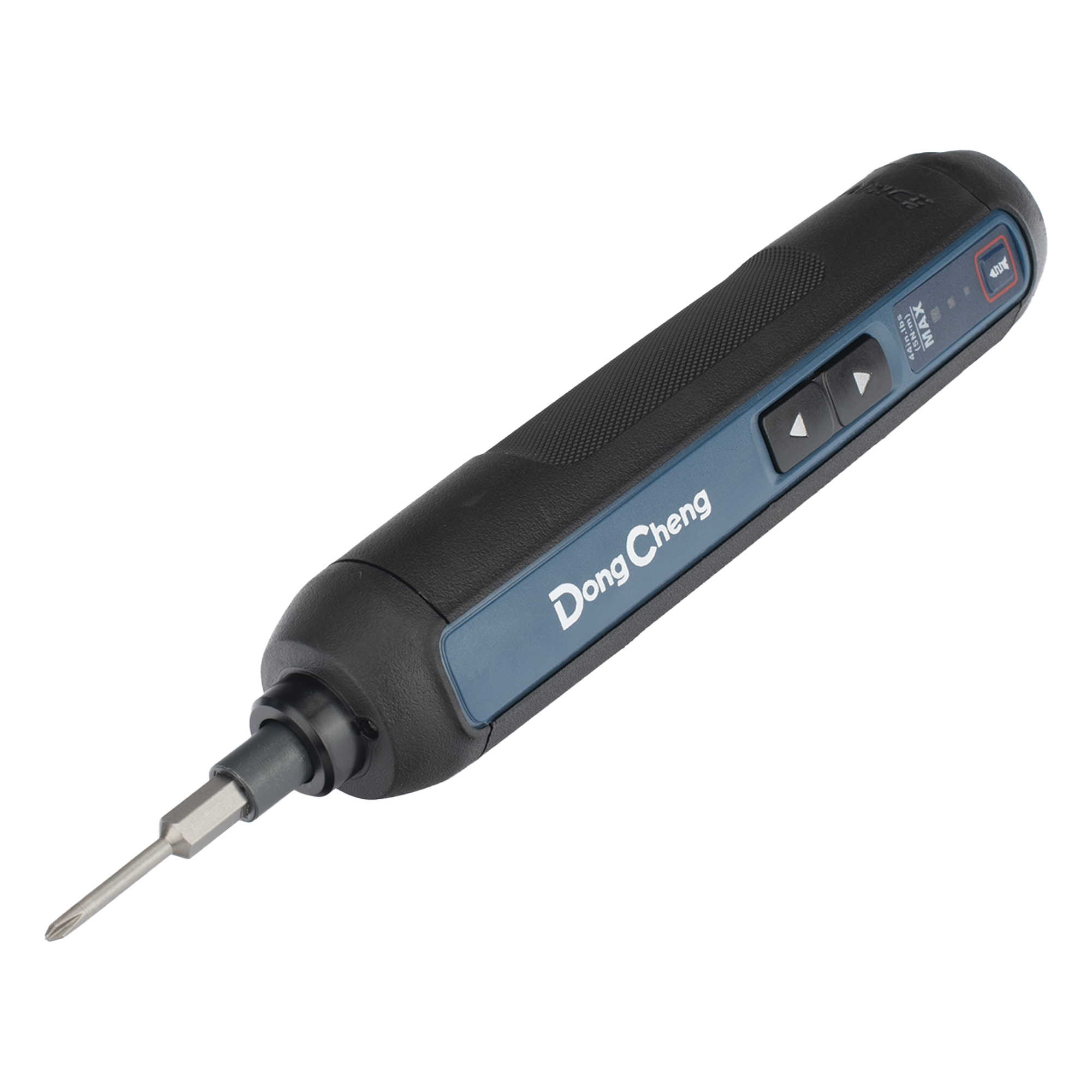 Destornillador Inalámbrico Recargable / 4V / Batería 2.0Ah / Par 5.0 Nm / Portabrocas Hexagonal 1/4 in / 8 Puntas Magnéticas / Estuche — DONGCHENG · SKU DCP-L045E