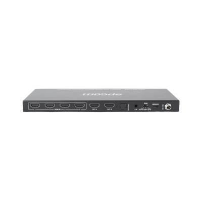 Matricial HDMI | 4x2 | 4K2K@60Hz | HDR | YCbCr 4:4:4 | EDID Auto | Extractor de Audio | Salida de audio análoga y digitalizados | HDCP 2.2 | 18 Gbps