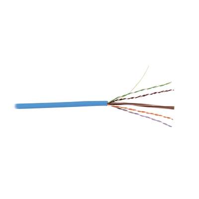 Bobina de Cable UTP Reelex, de 4 Pares, Alto Desempeño Cat6, PVC (CM), Color Azul, 23 AWG, 305 Metros (1000 Pies)