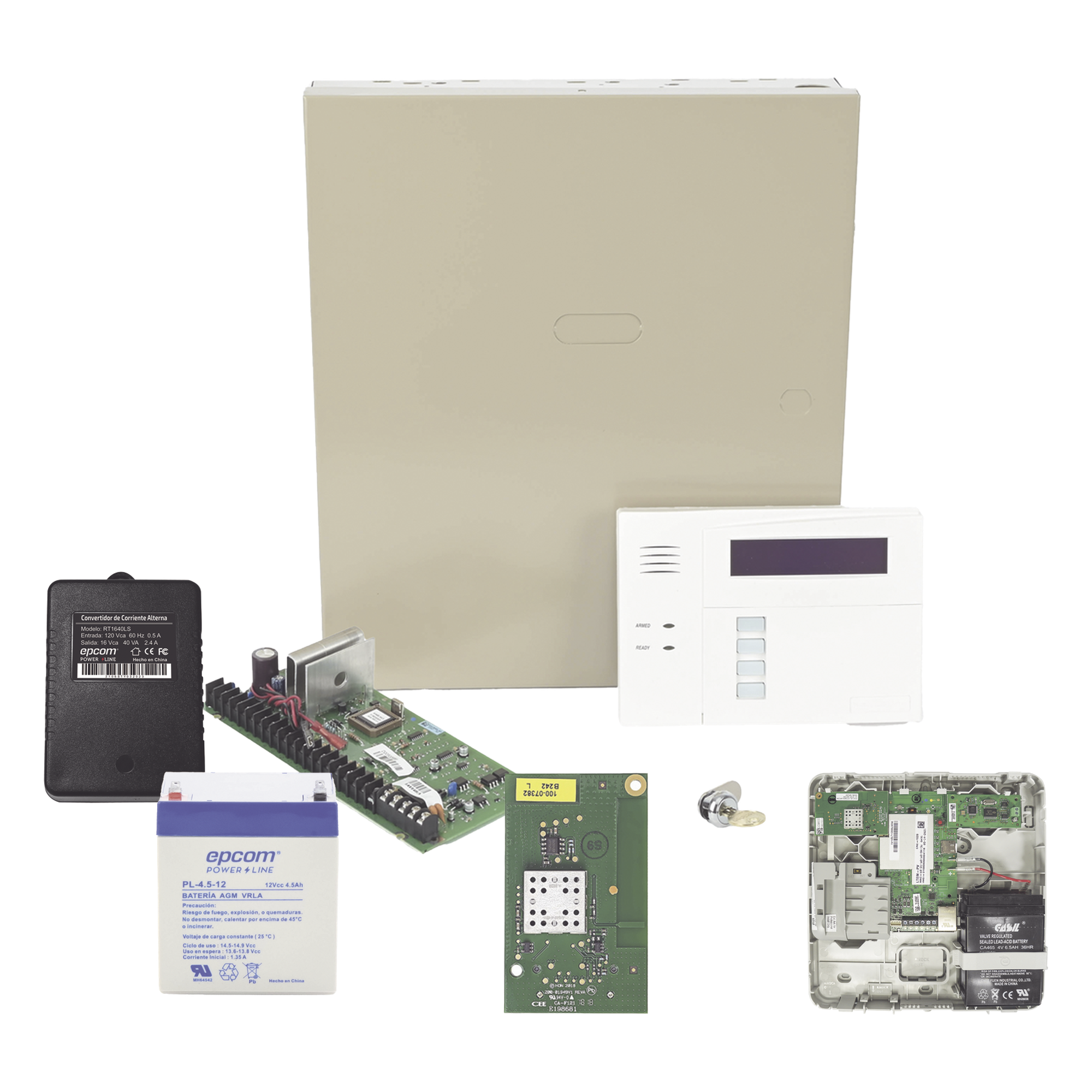 Panel de Control de Intrusión / 8 Zonas Cableadas / 40 Zonas Inalámbricas / Comunicador Celular Dual / Wi-Fi y Z-Wave / 3 Particiones — HONEYWELL HOME RESIDEO · SKU VISTA48/WIFI