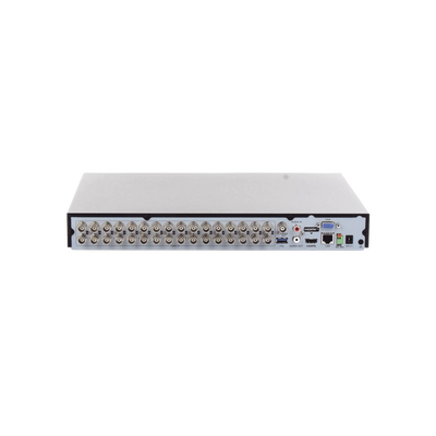 DVR 32 Canales TurboHD + 2 Canales IP / 2 Megapixel (1080p) Lite / Acusense (Evita Falsas Alarmas) / Audio por Coaxitron / H.265+ / Salida de Video en Full HD